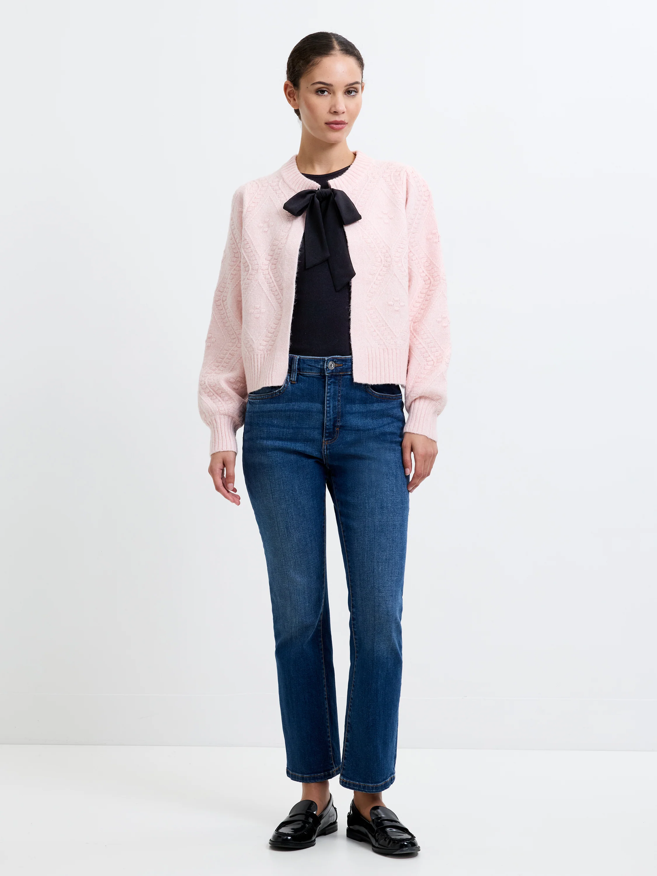 Bobble Bow Cardigan - Image 2