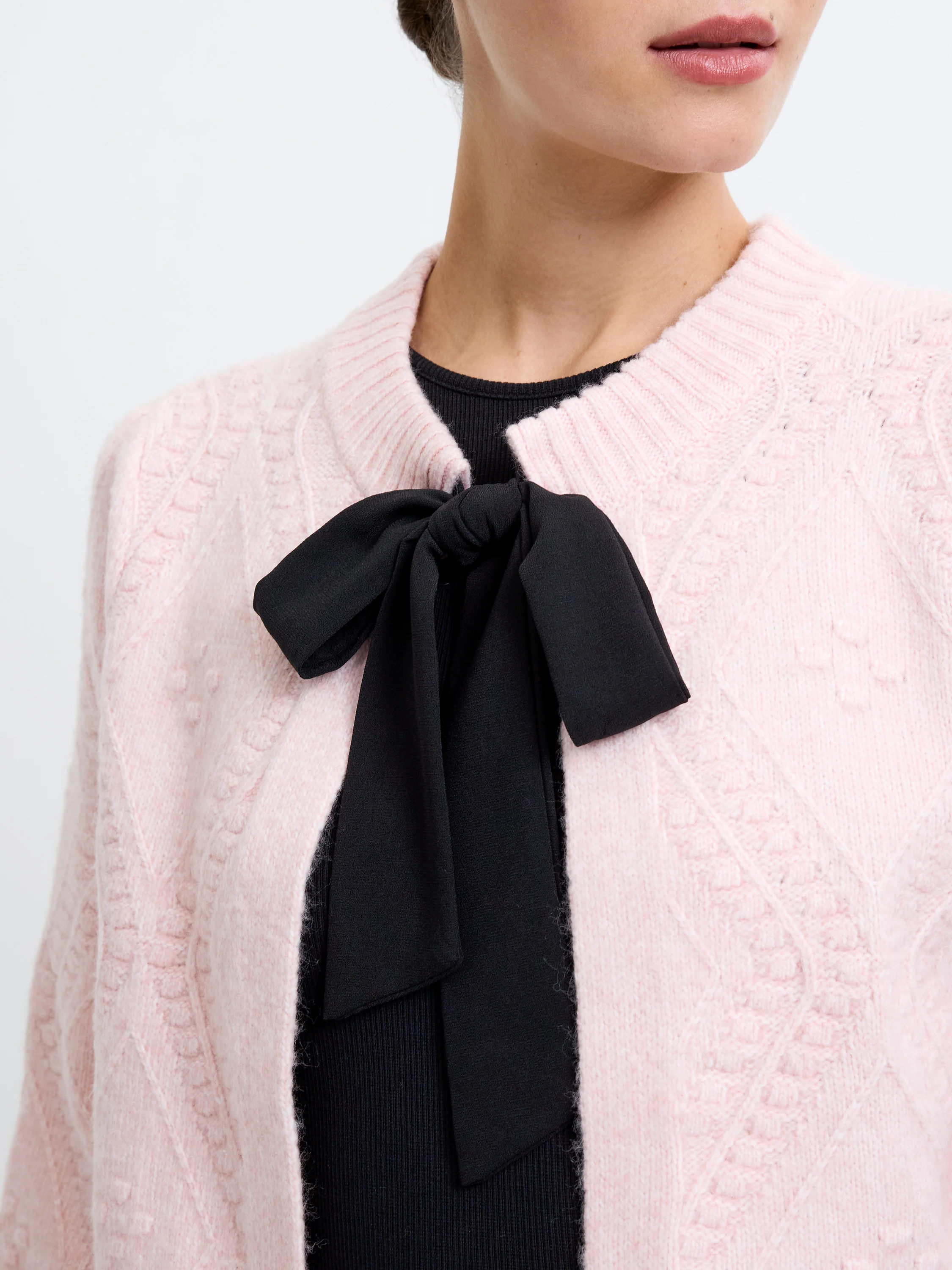 Bobble Bow Cardigan - Image 3