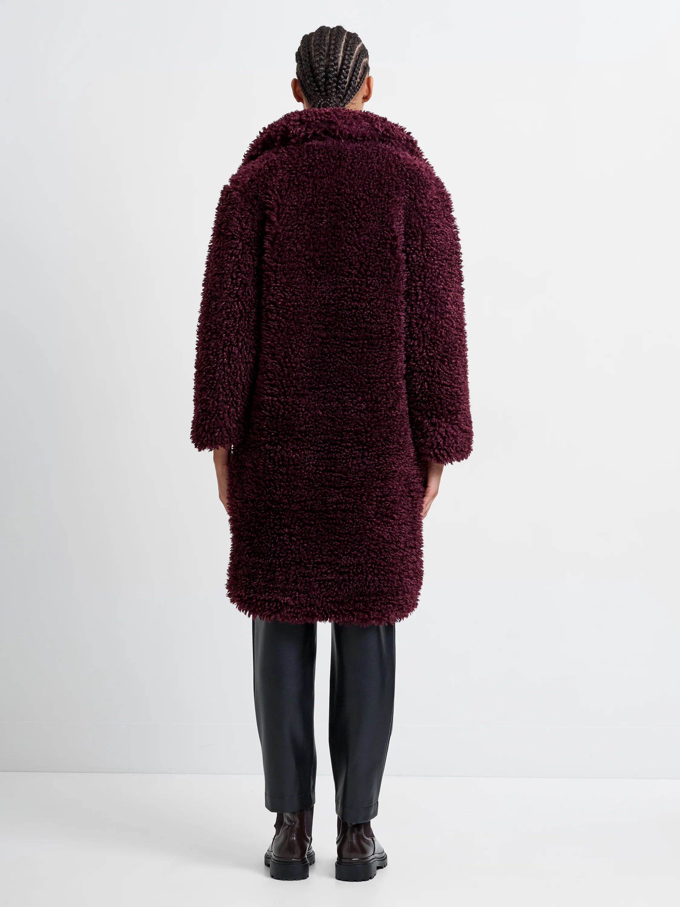 Boucle Peak Collar Coat - Image 6