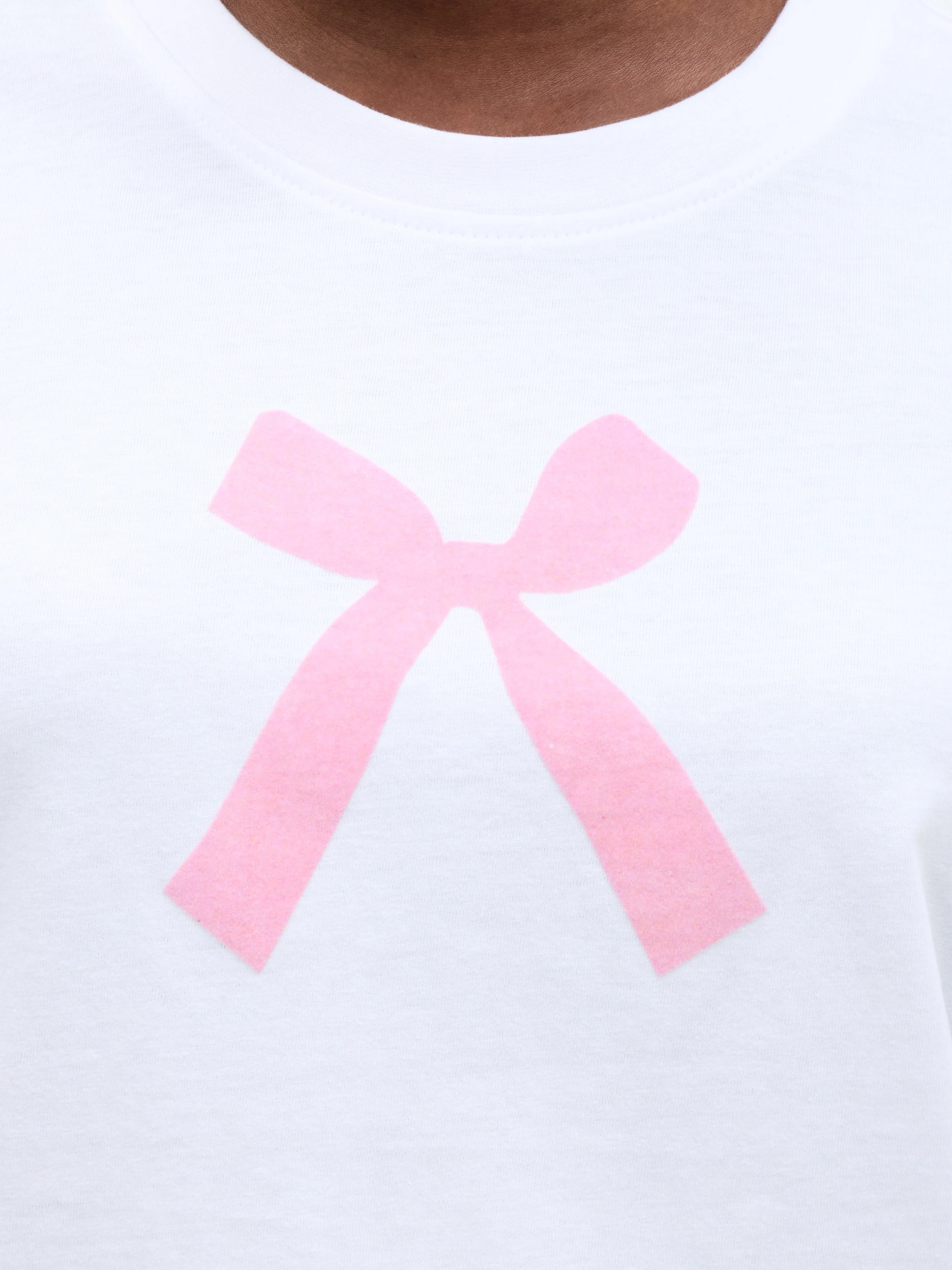Bow Graphic T-Shirt - Image 2