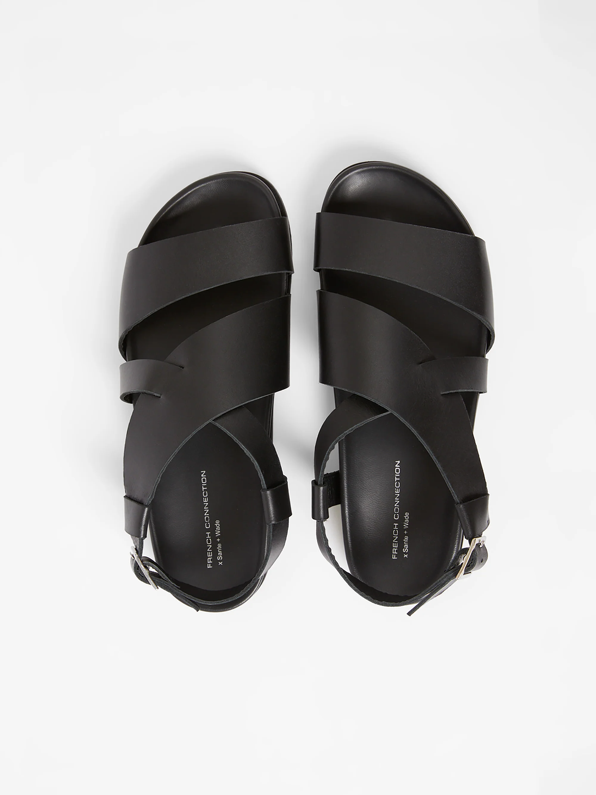 S+W x Branca Asymmetric Footbed Sandals - Image 2