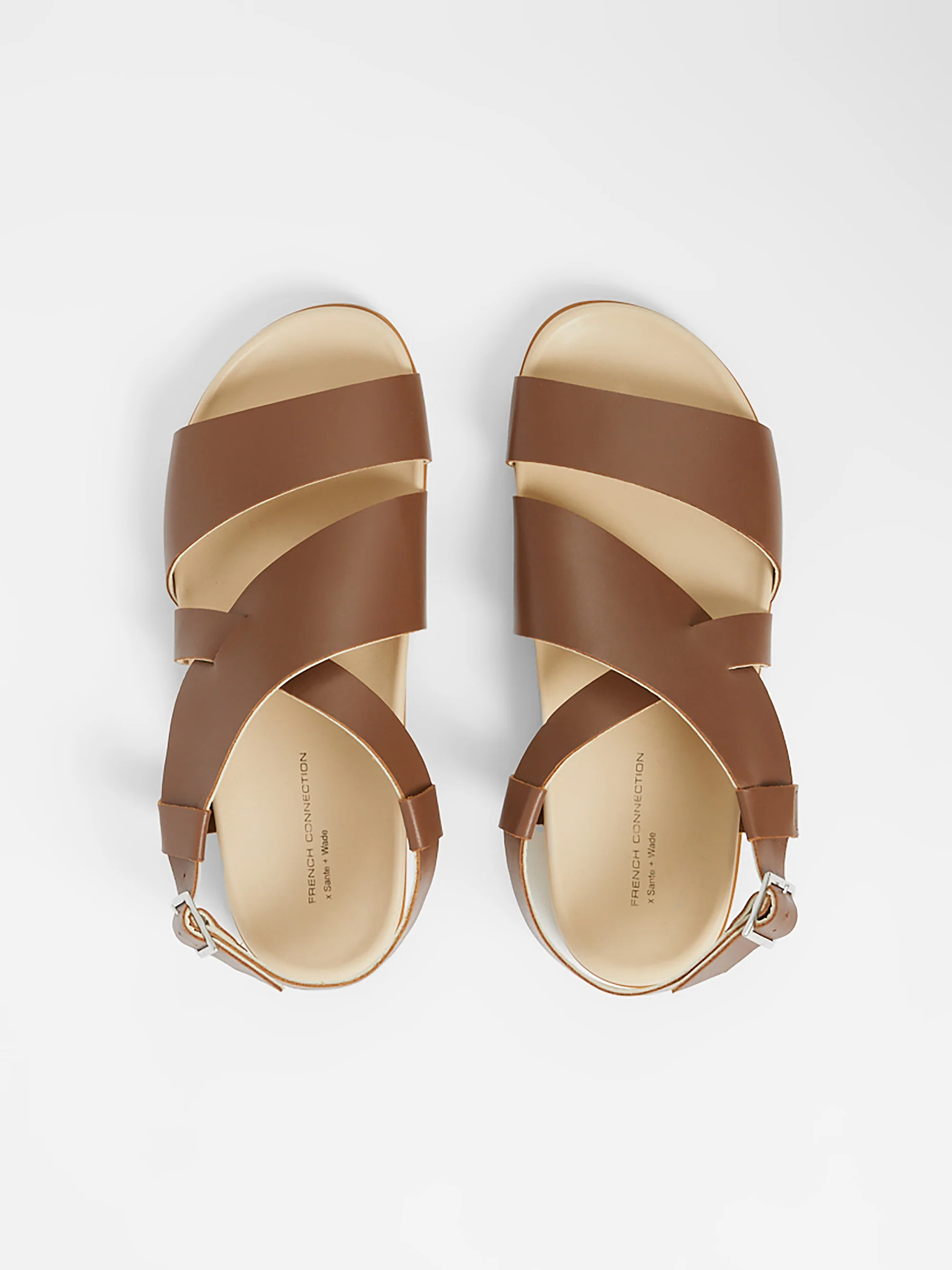 S+W x Branca Asymmetric Footbed Sandals - Image 2