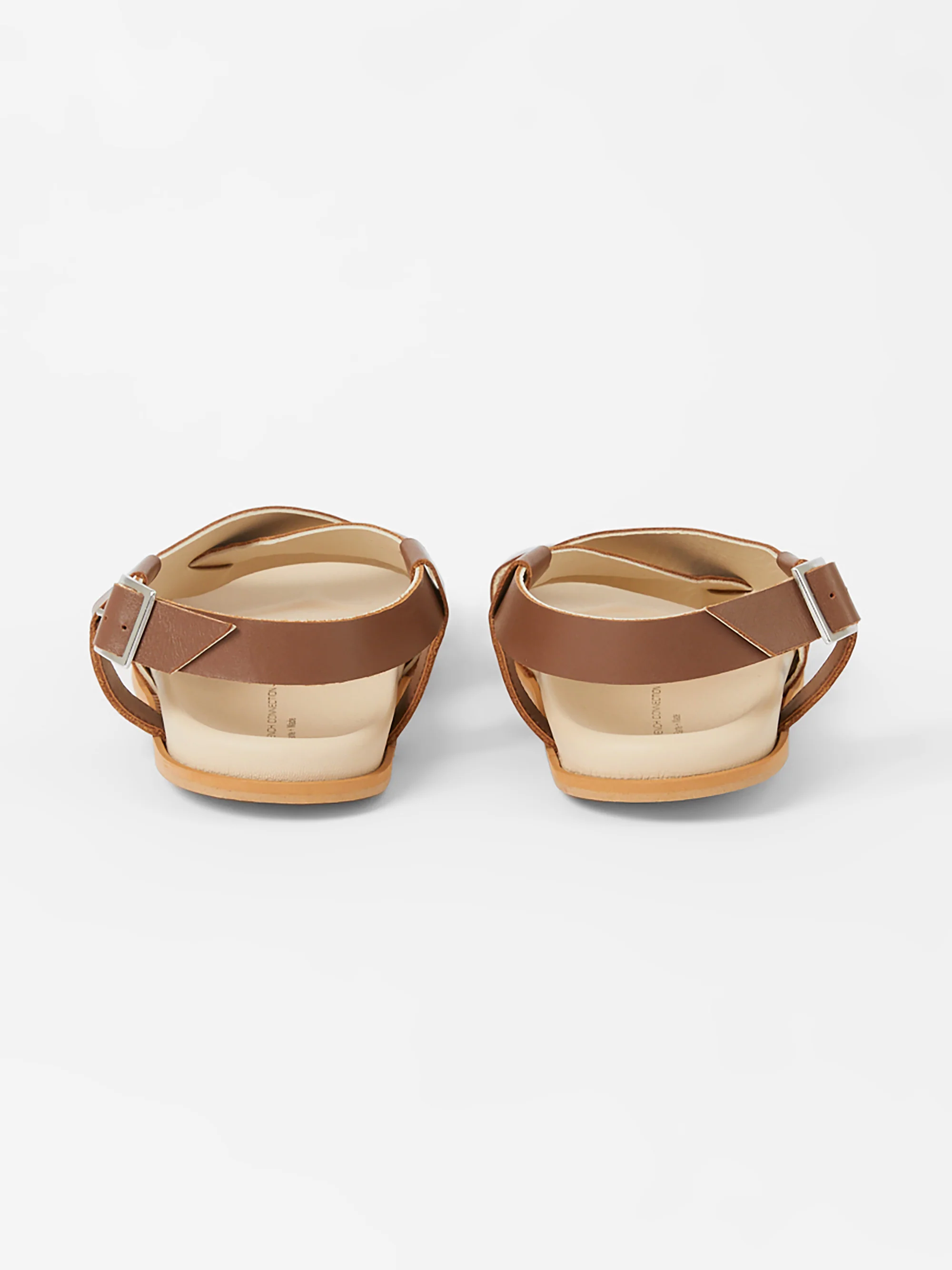 S+W x Branca Asymmetric Footbed Sandals - Image 4