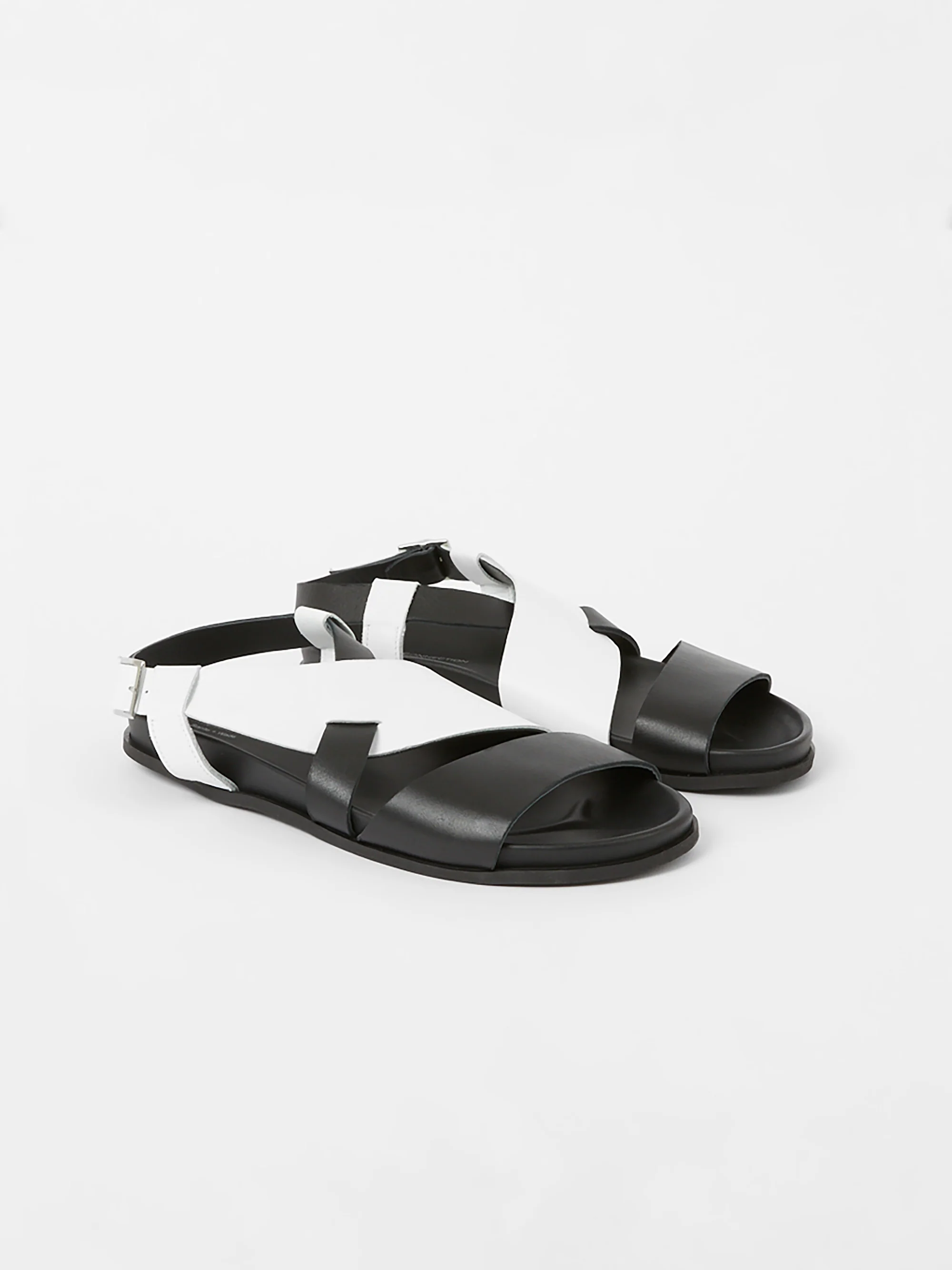 S+W x Branca Asymmetric Footbed Sandals - Image 4