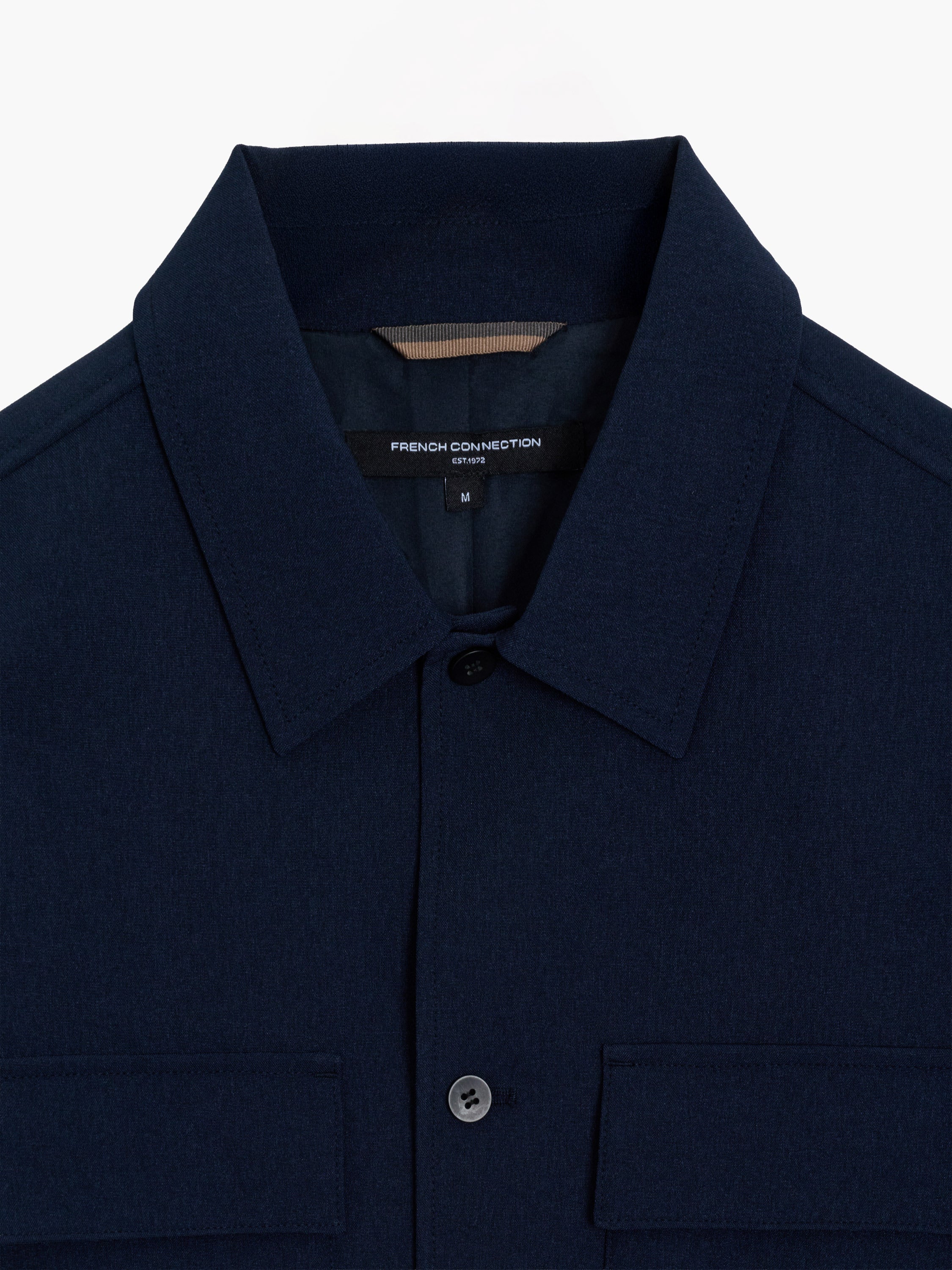Button-Through Flap Chest Pocket Jacket - Image 2