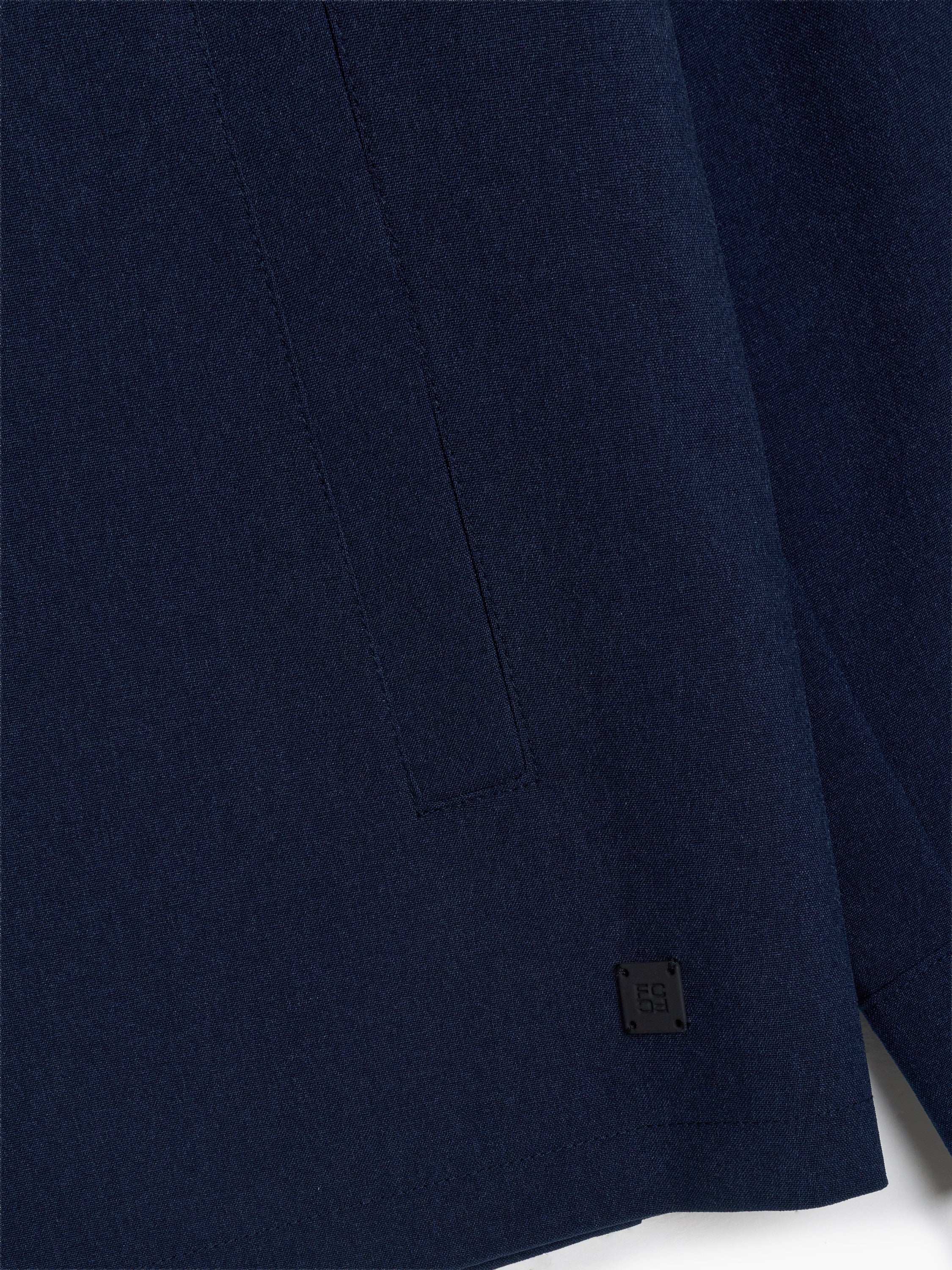 Button-Through Flap Chest Pocket Jacket - Image 4