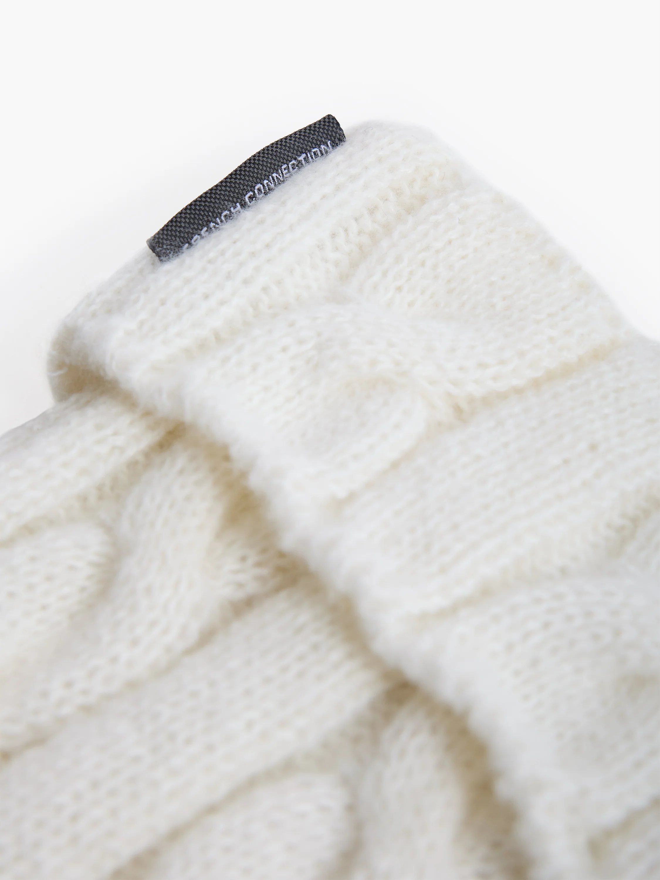 Cable Knit Pom Beanie Hat - Image 2