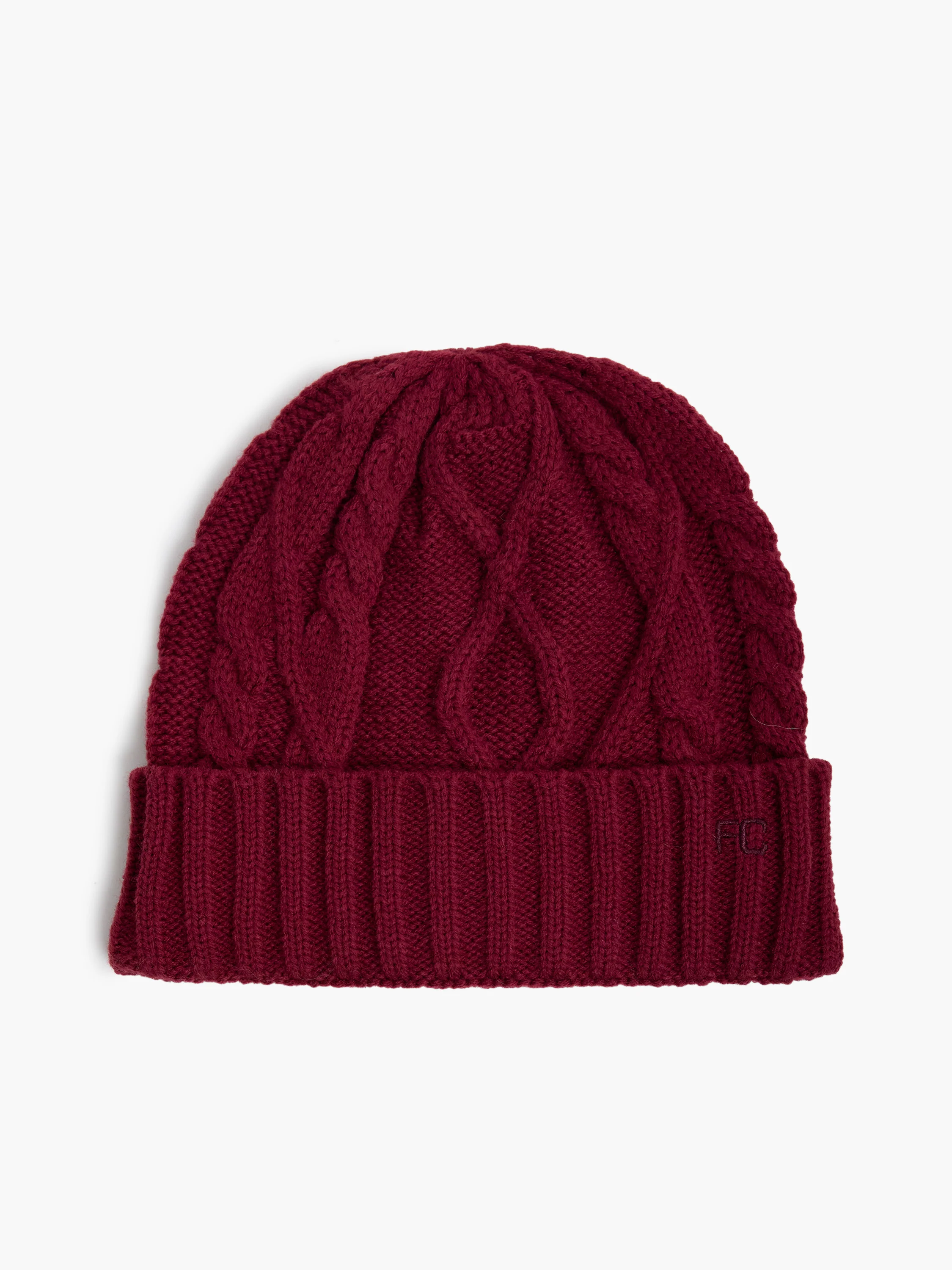 Cable Knit Scarf and Beanie Set - Image 3