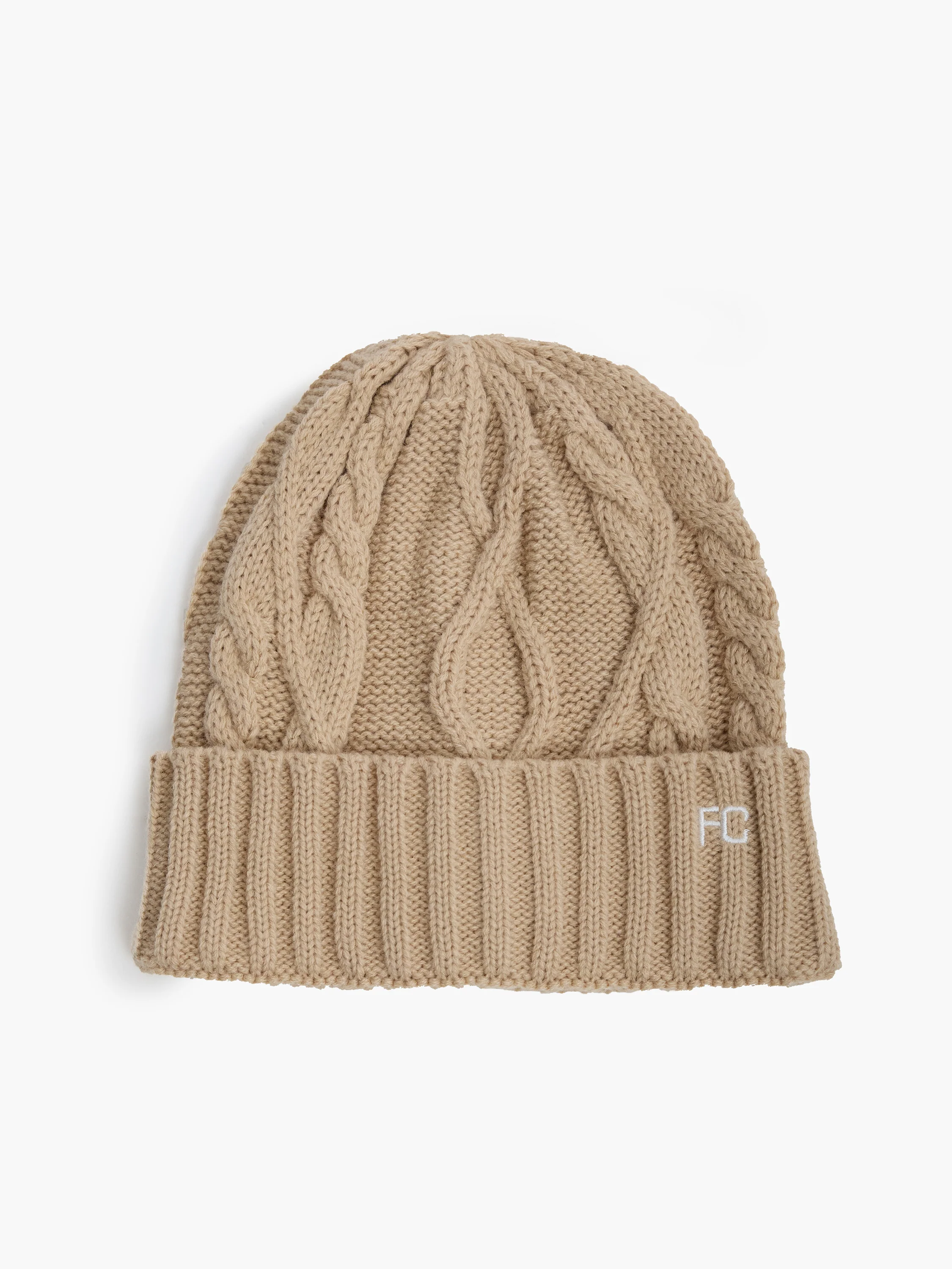 Cable Knit Scarf and Beanie Set - Image 3