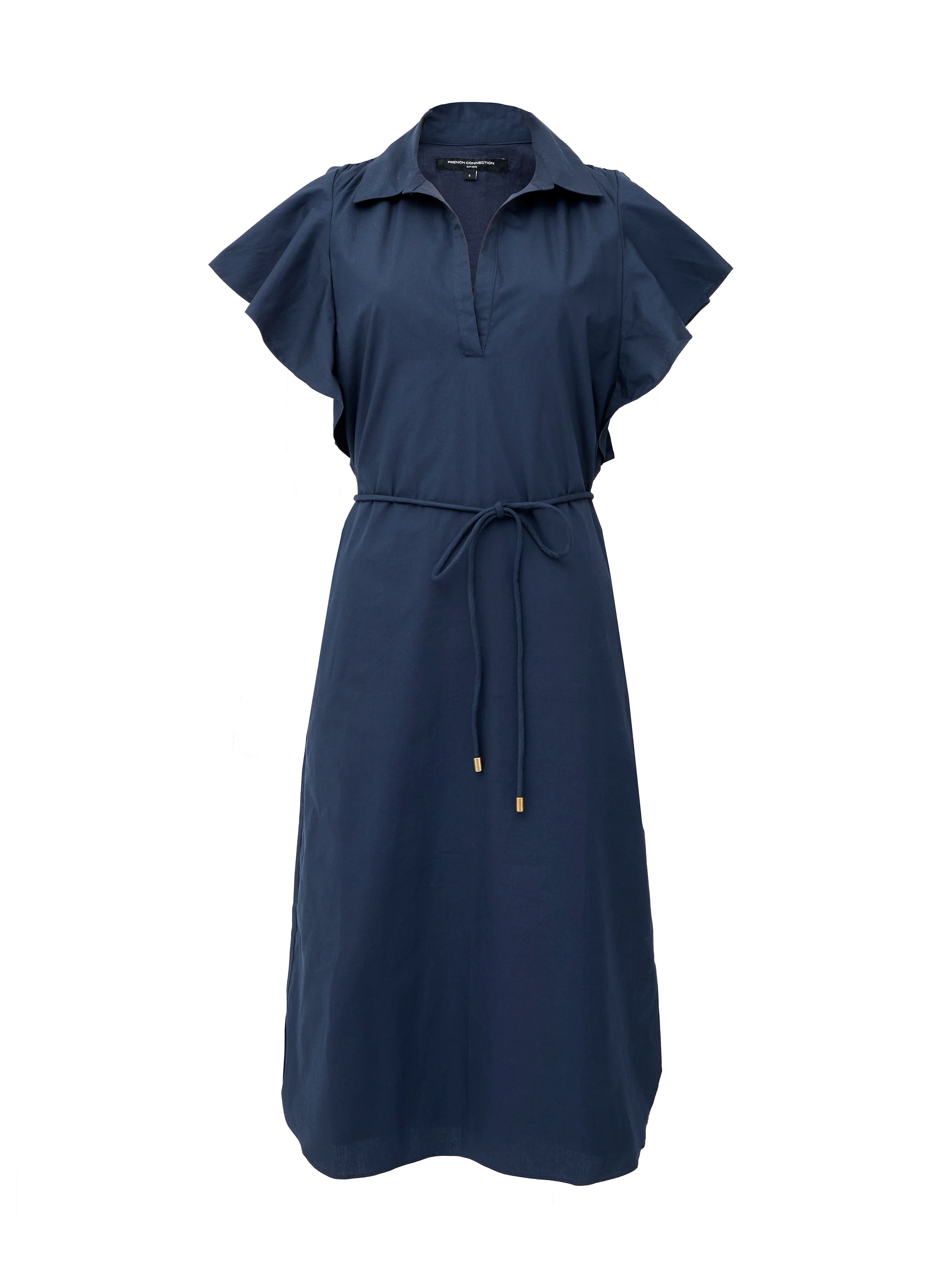 Cambria Cotton Belted Midi Dress - Image 7