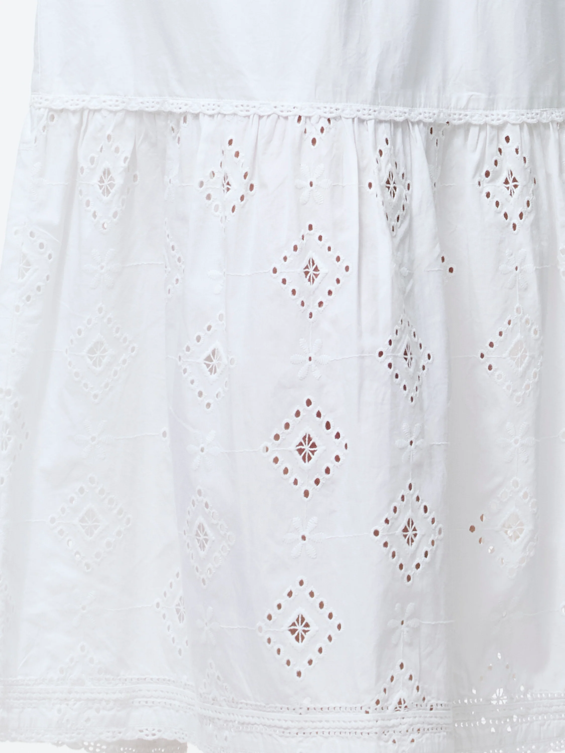 Cambria Cotton Broderie Midi Dress - Image 3