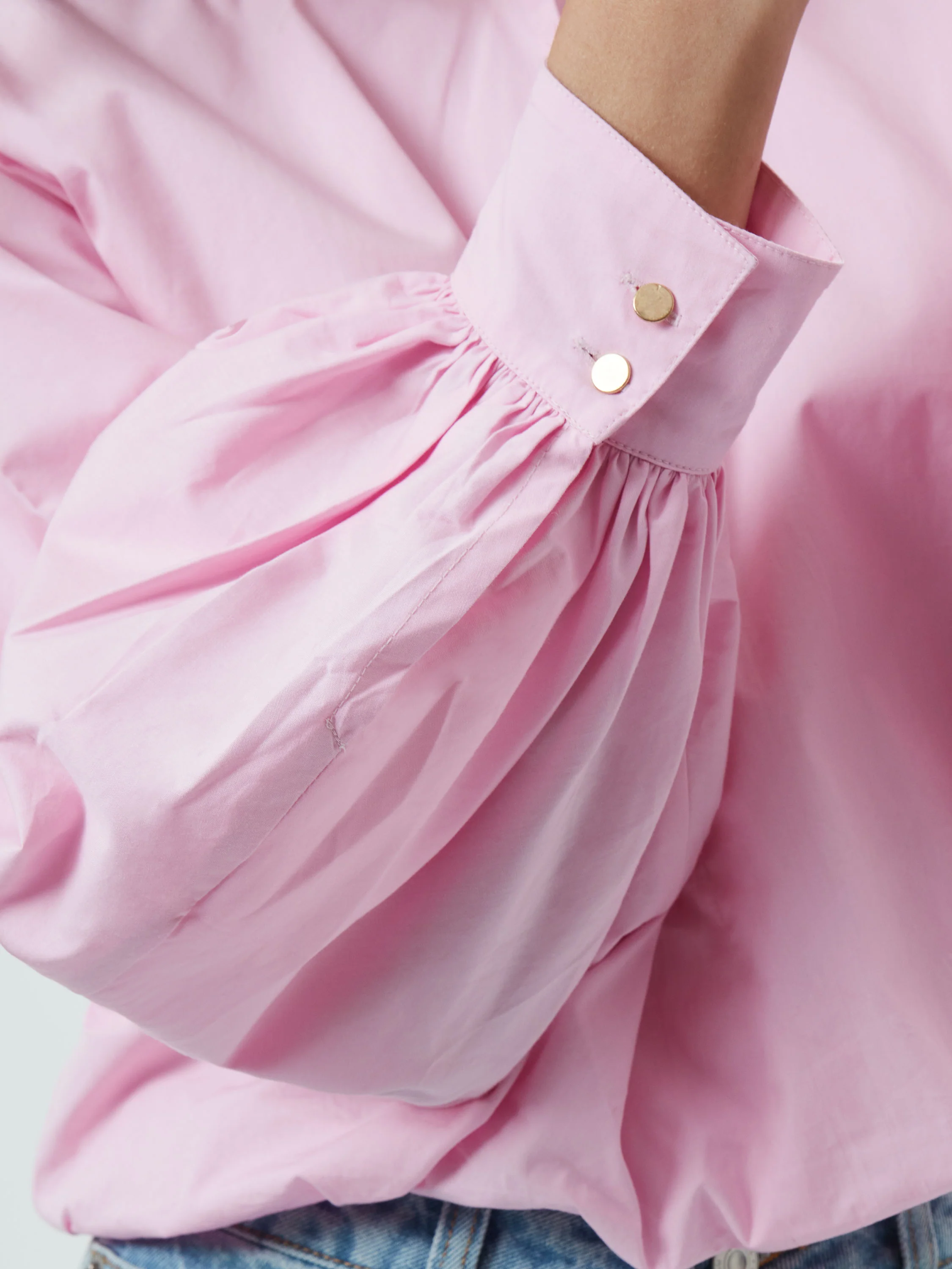 Cambria Cotton Bubble Hem Top - Image 4