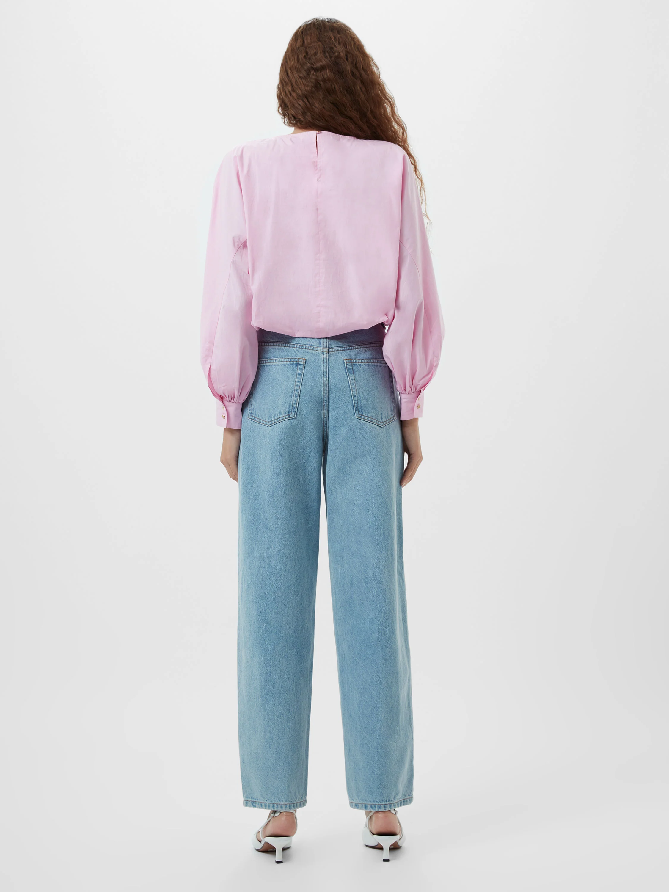 Cambria Cotton Bubble Hem Top - Image 6