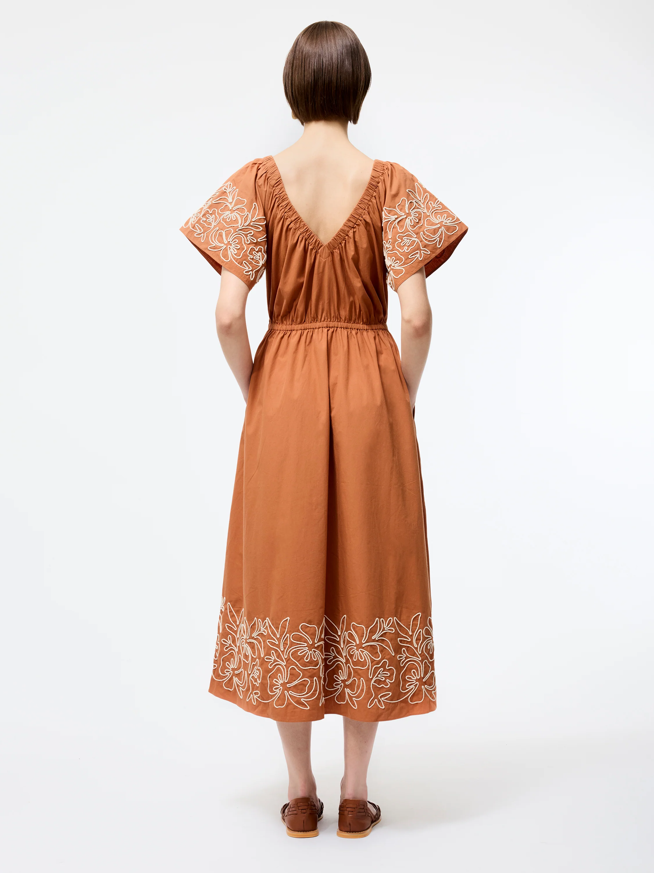 Cambria Cotton Embroidered Dress - Image 3