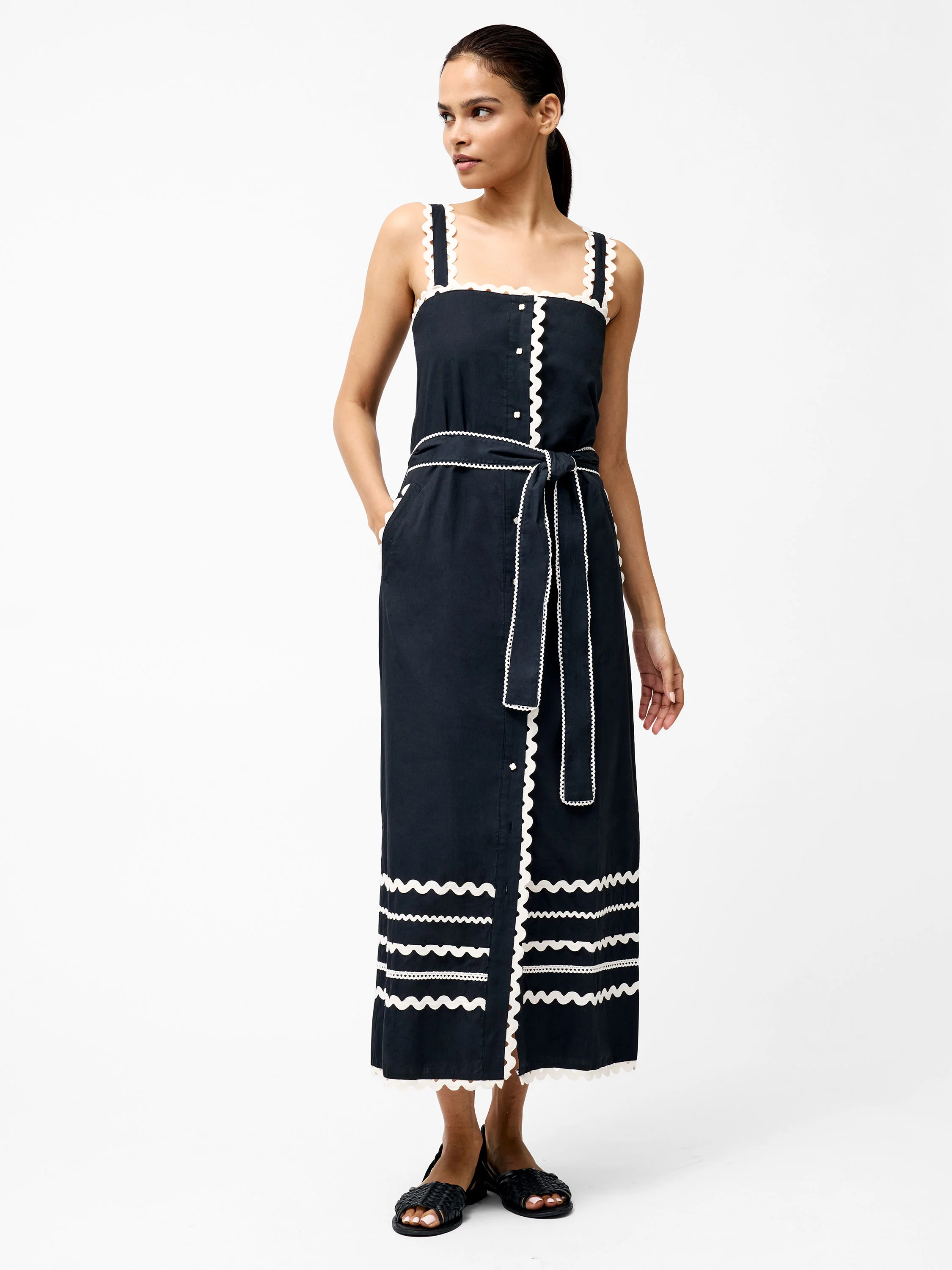 Cambria Cotton Ricrac Dress - Image 4