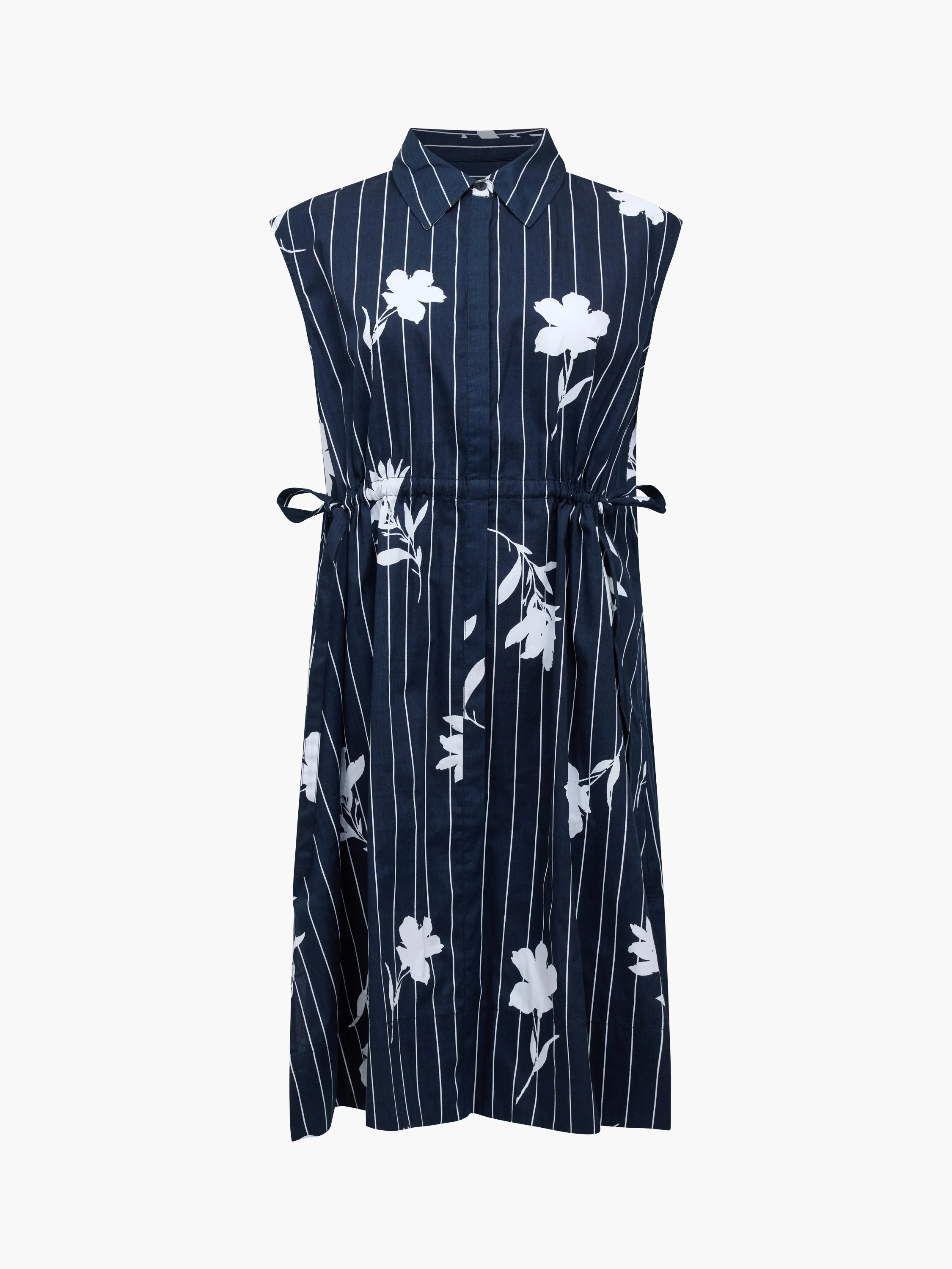Cambria Cotton Sleeveless Drawstring Dress - Image 6