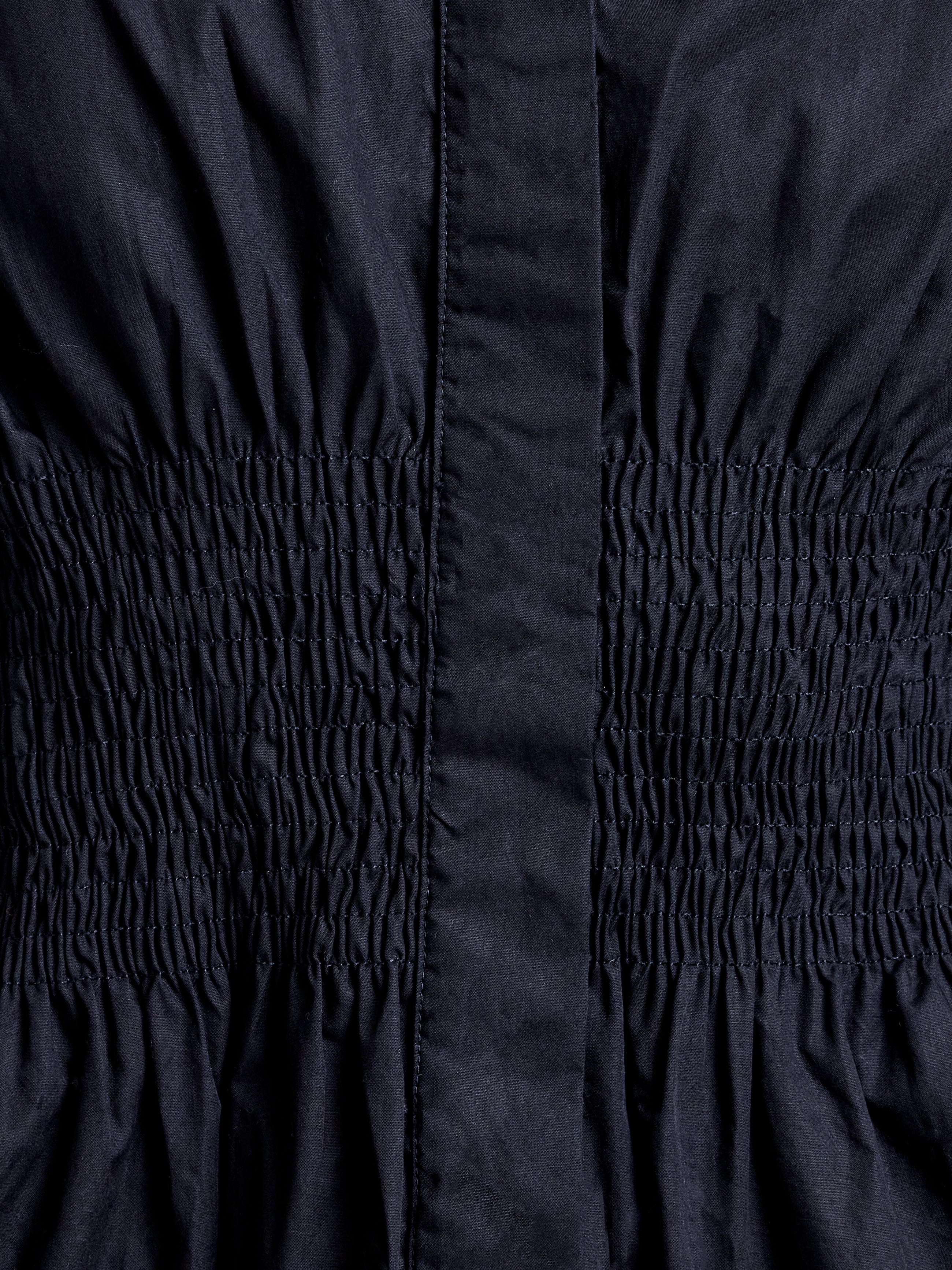 Cambria Cotton Smocked Button Down Shirt - Image 4