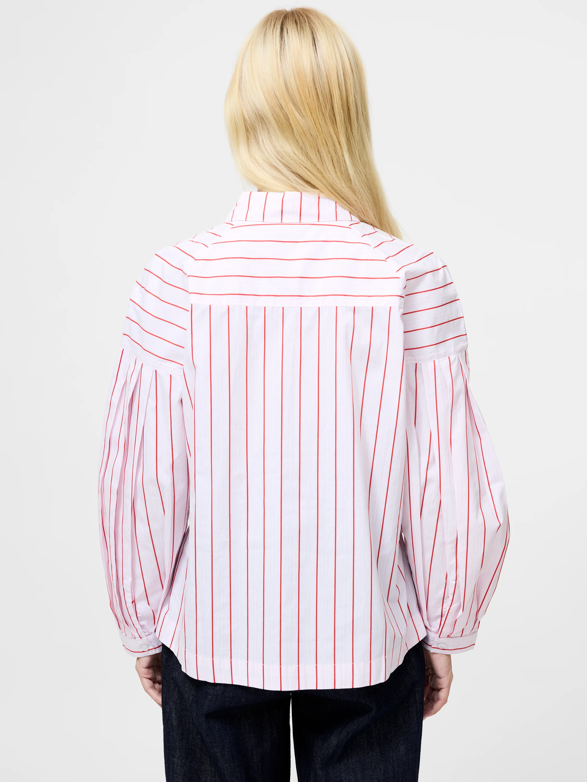 Cambria Dobby Pleat Stripe Shirt - Image 7