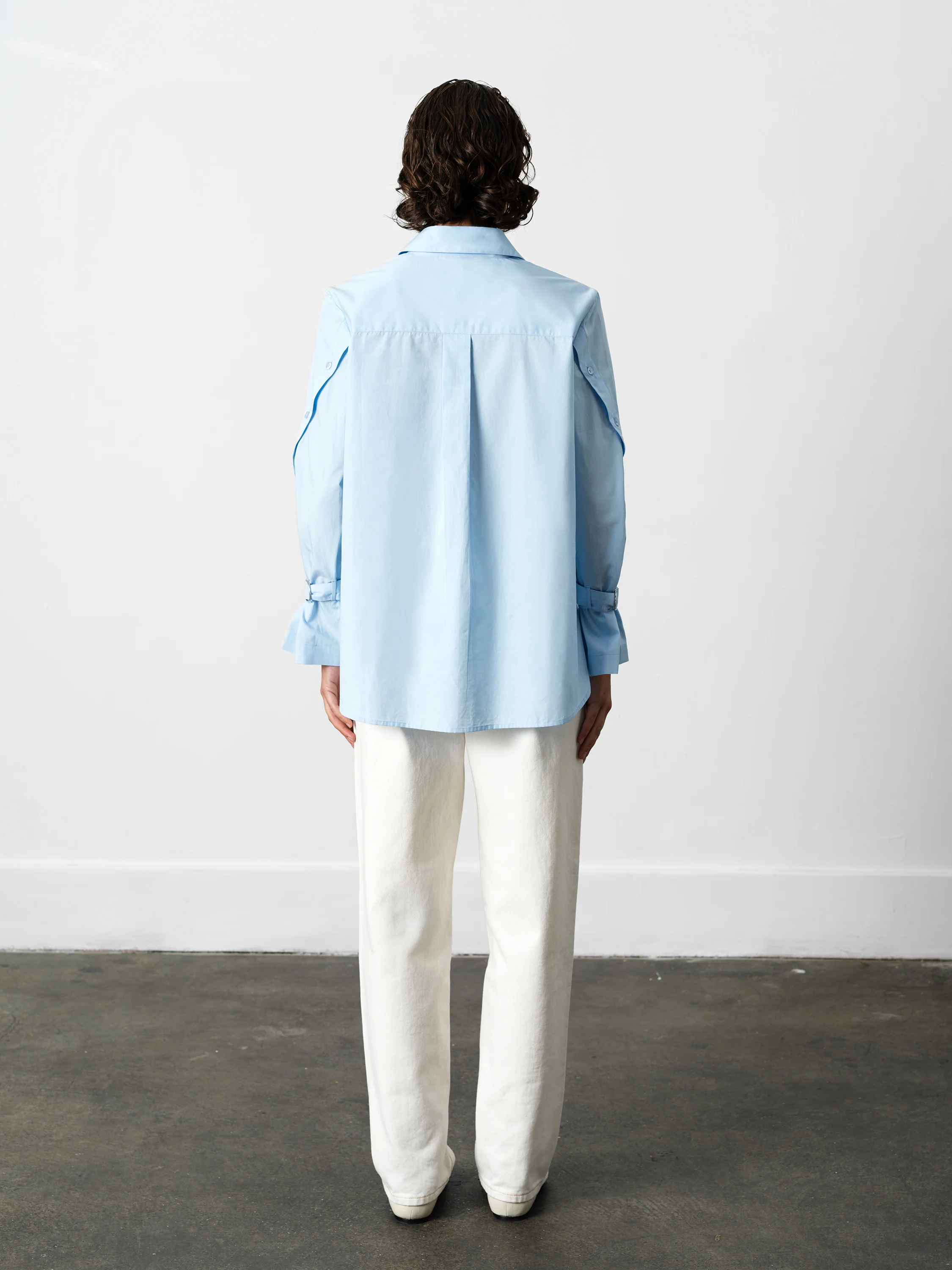 Cambria Longline Button Detail Sleeve Shirt - Image 6