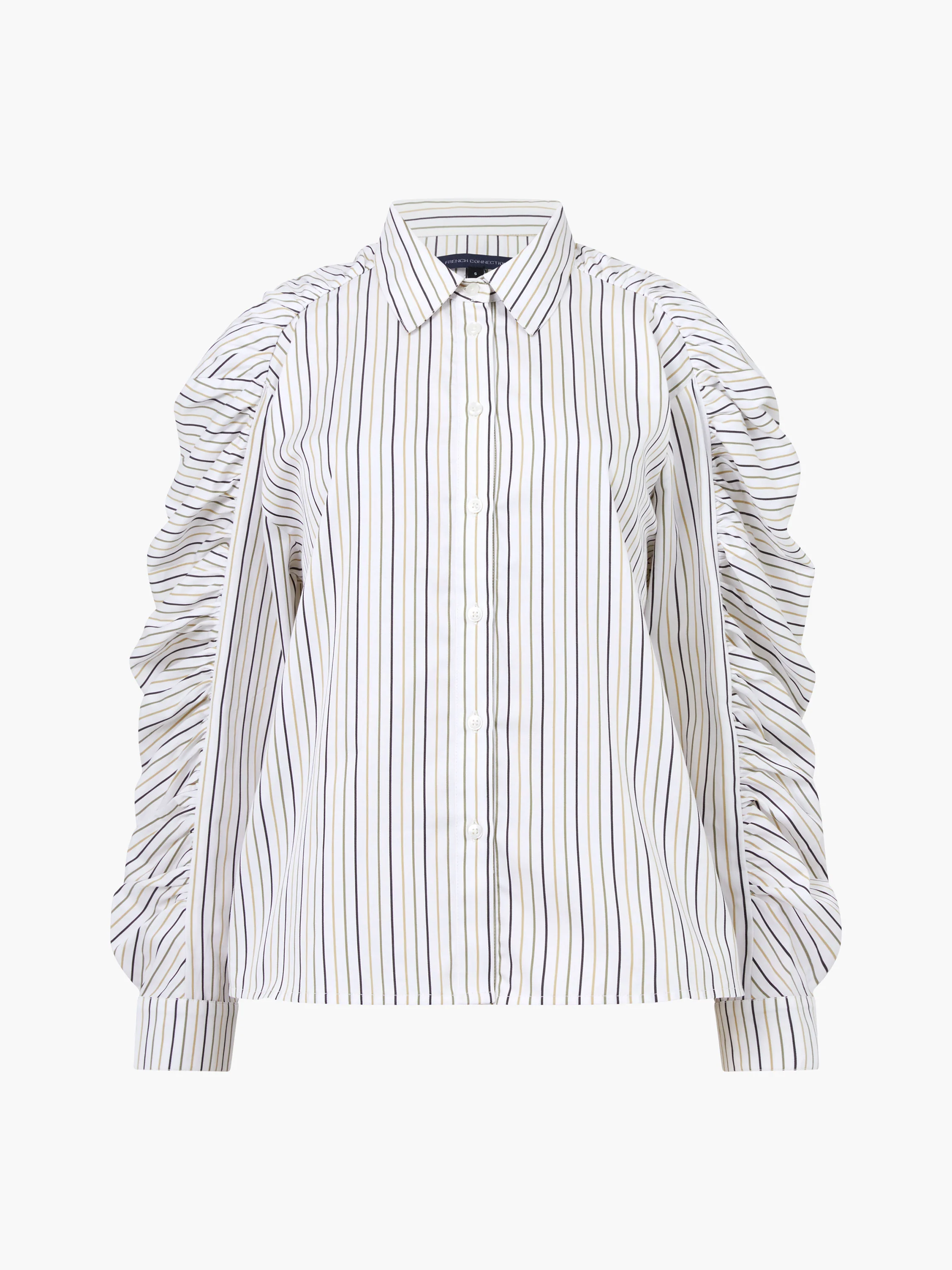 Cambria Stripe Cotton Button Down Shirt - Image 6