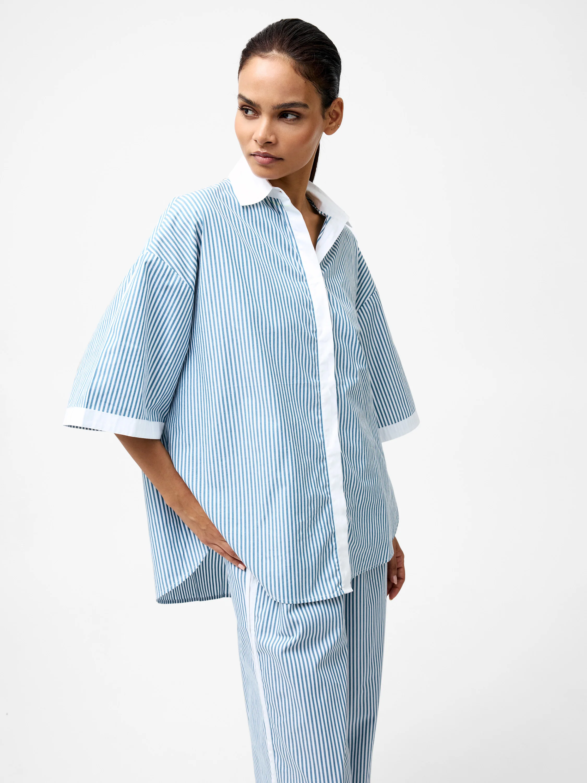 Cambria Stripe Short Sleeve Shirt - Image 3