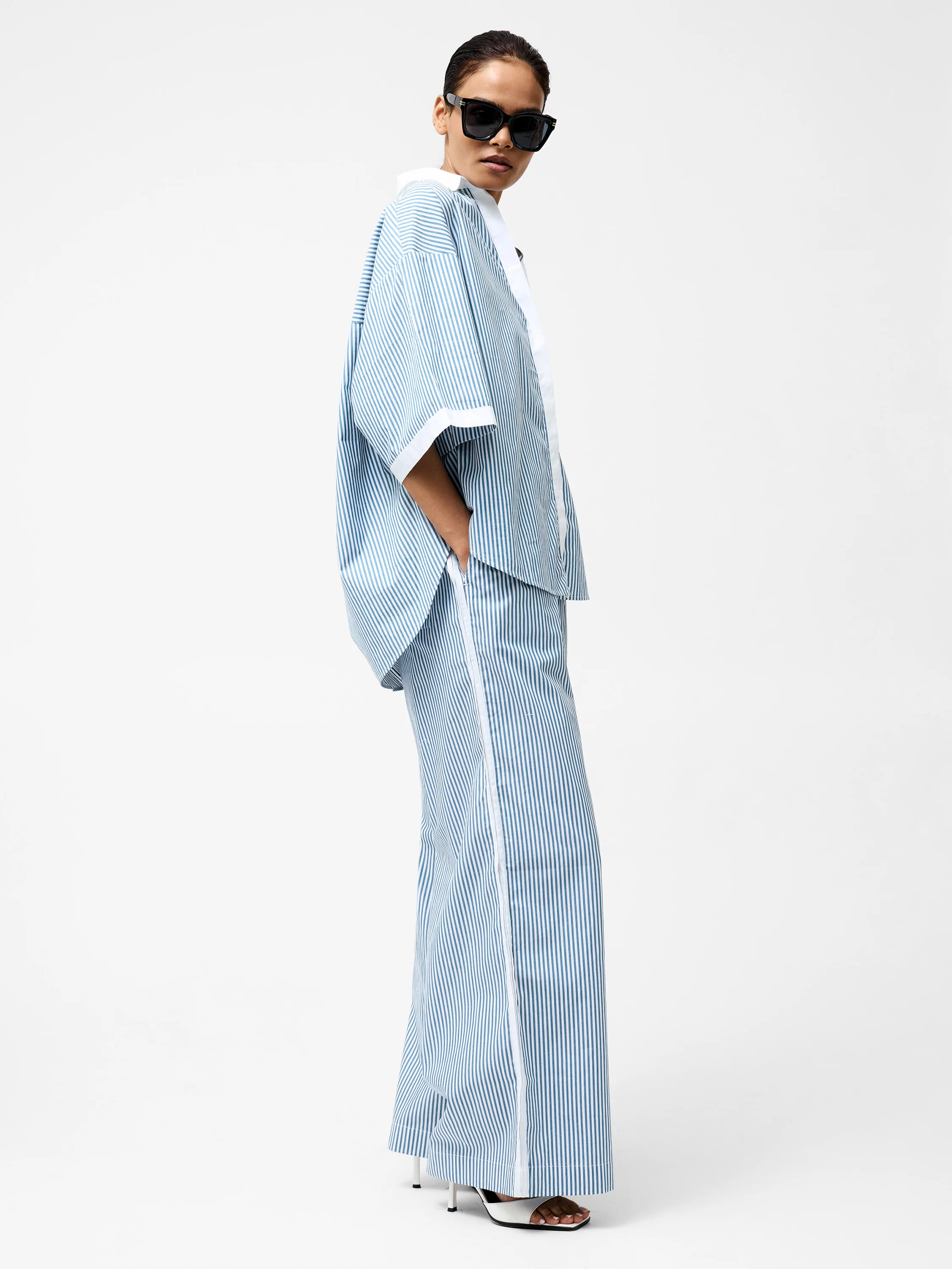Cambria Stripe Short Sleeve Shirt - Image 5