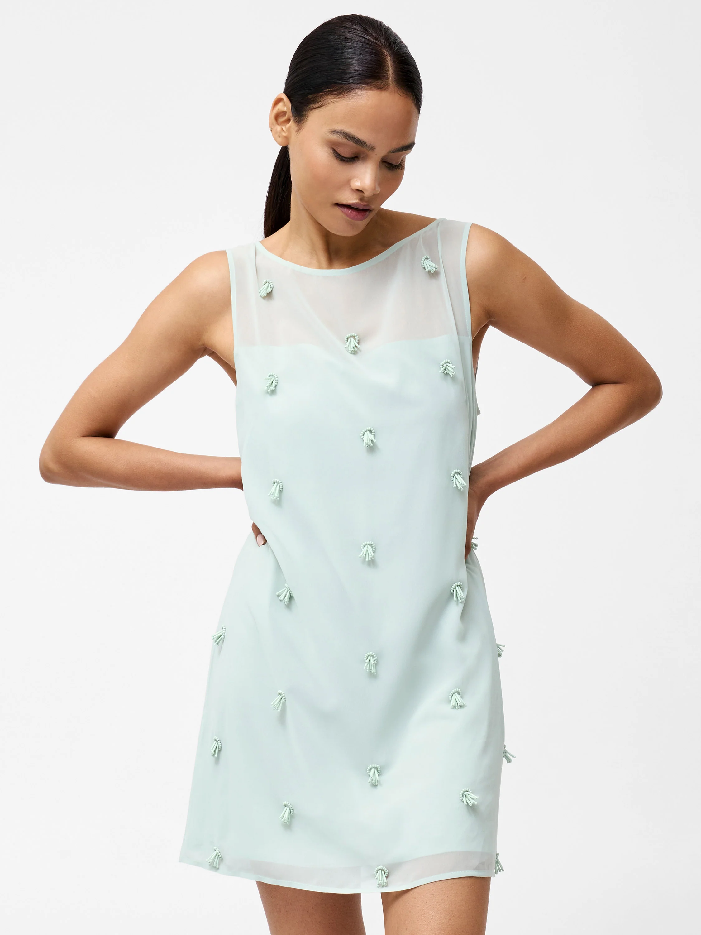 Cameron Embellished Shift Dress - Image 3