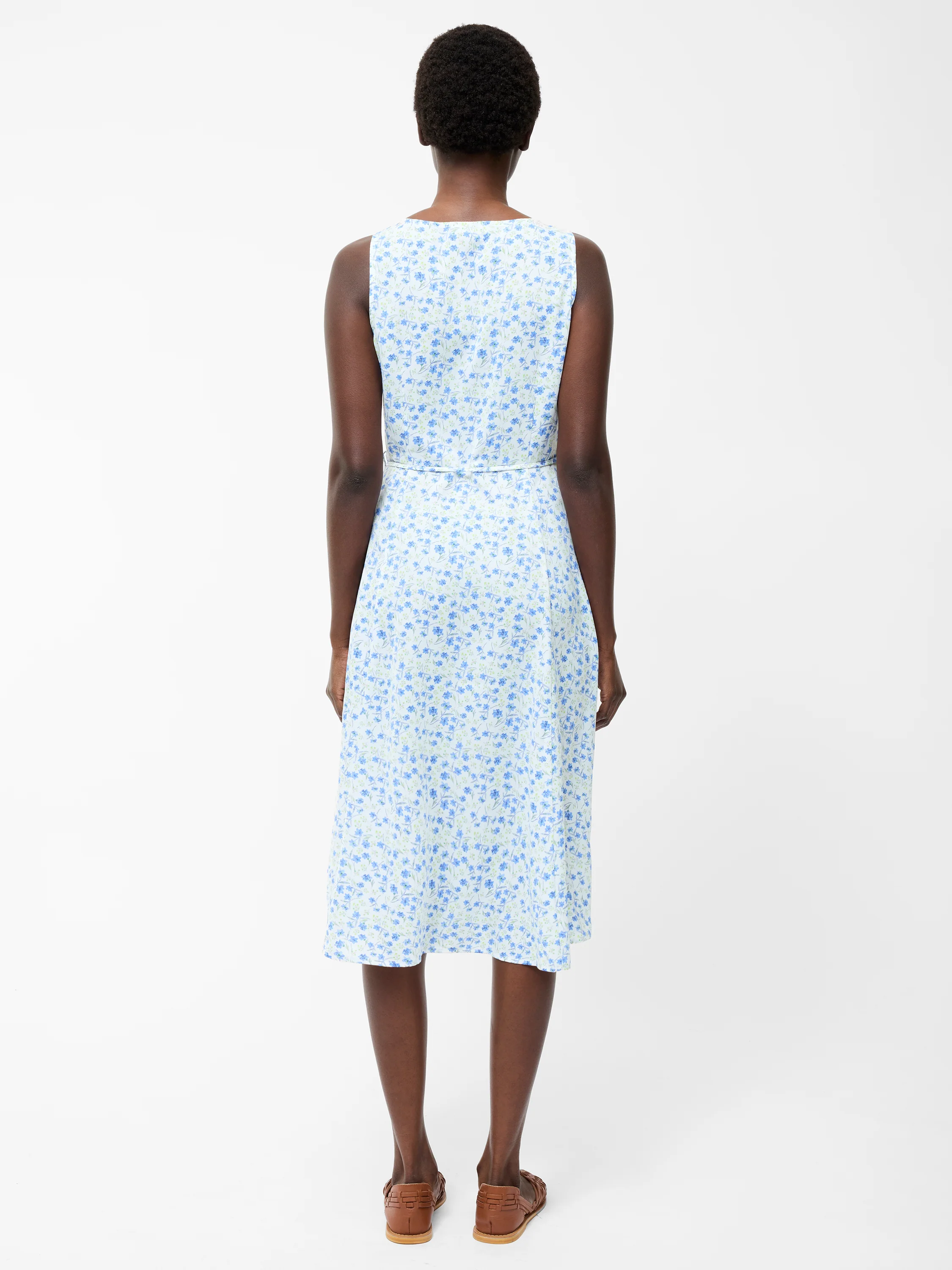 Camille V-Neck Sleeveless Dress - Image 3