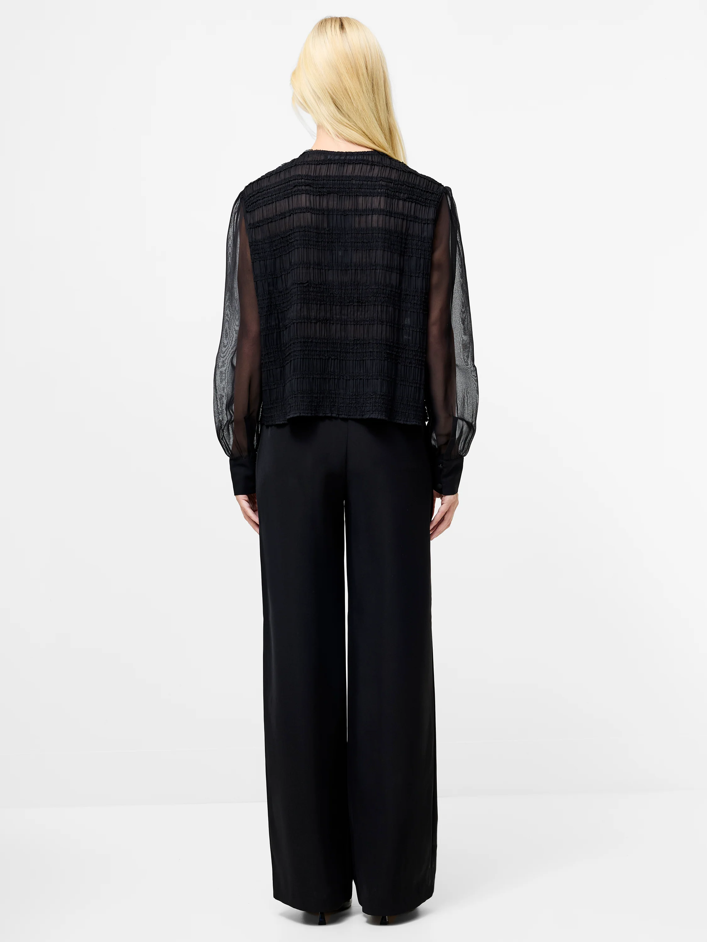 Canary Pleated Long Sleeve Shirt - Image 5