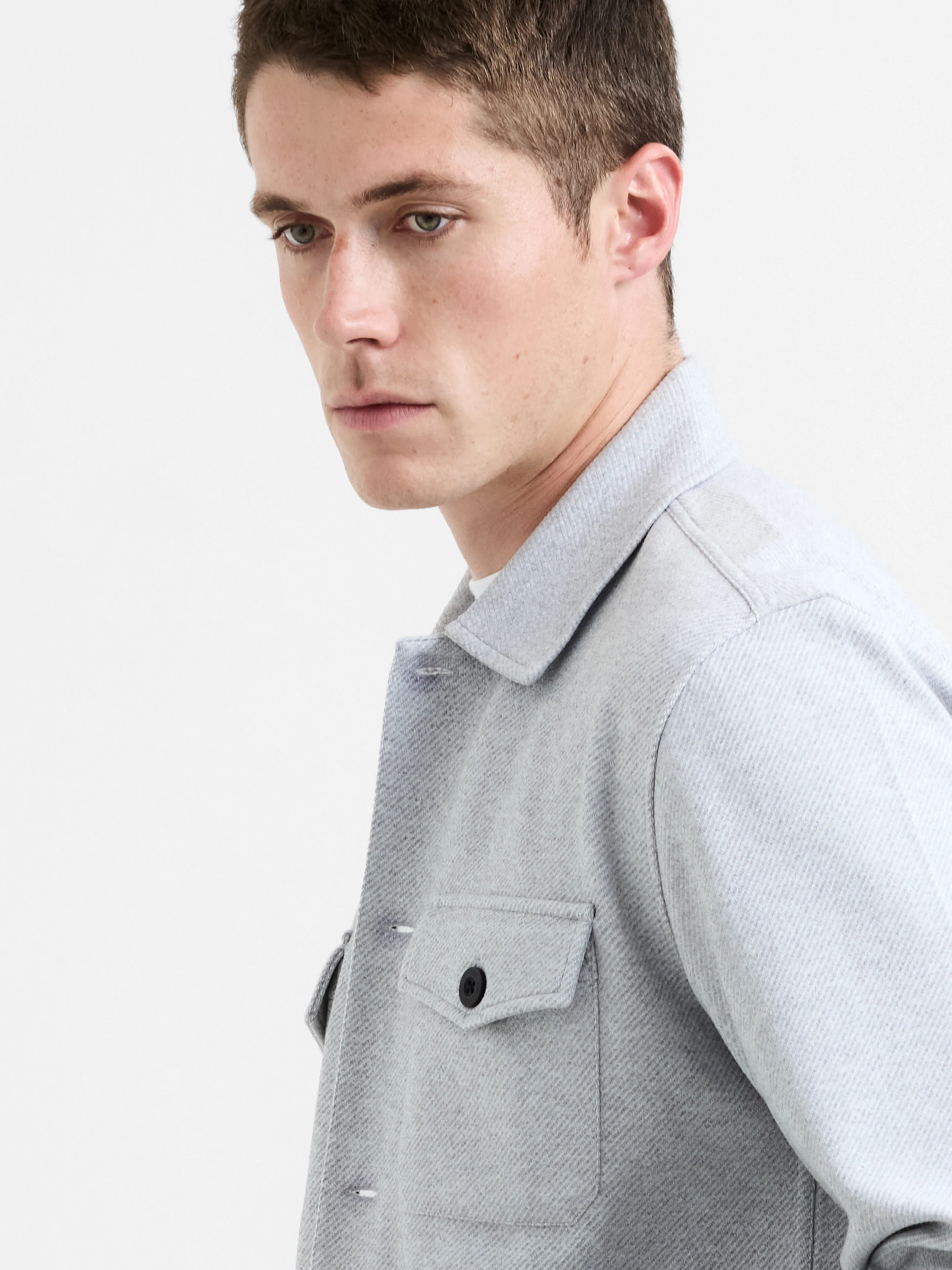 Canvas Jersey Overshirt - Image 5
