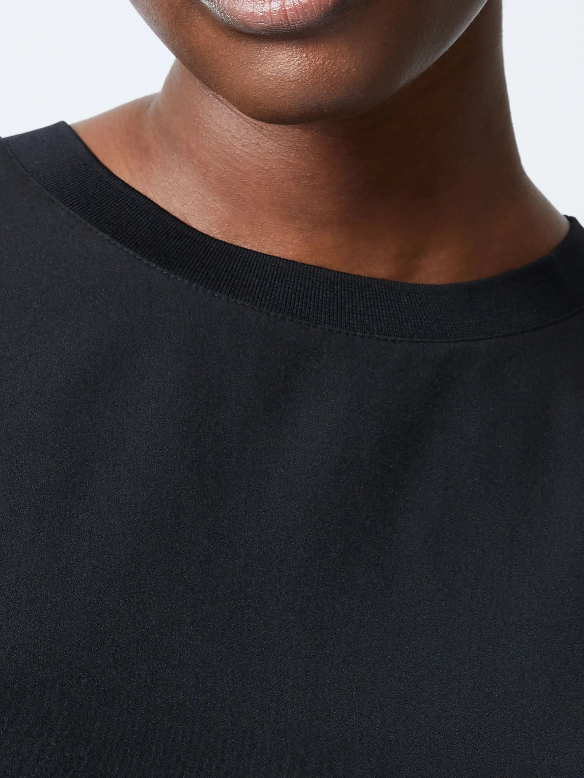 Caprina Recycled Crepe Crew Neck Top - Image 4