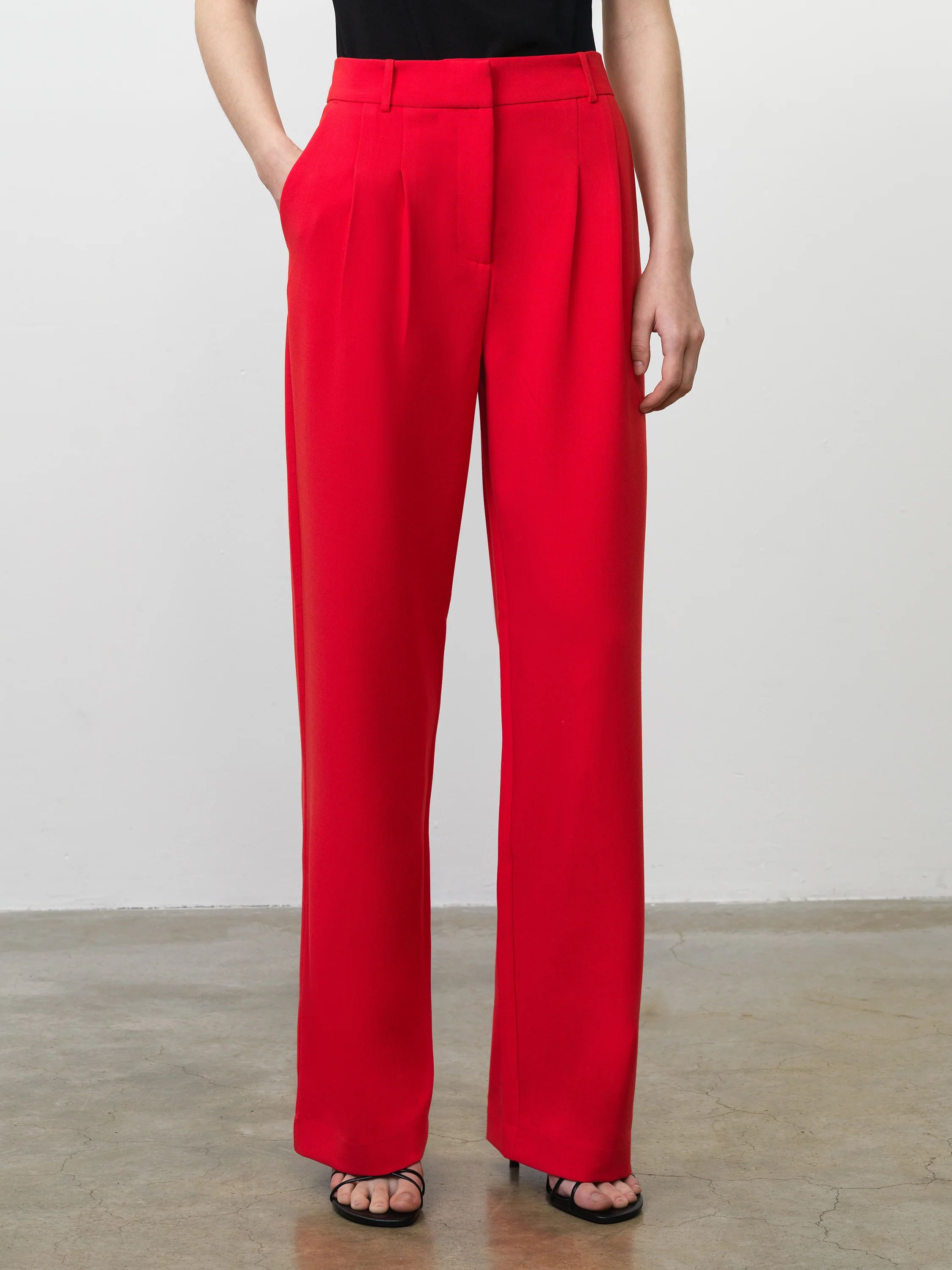 Carlie Tailored Wide Leg Trousers - Image 2
