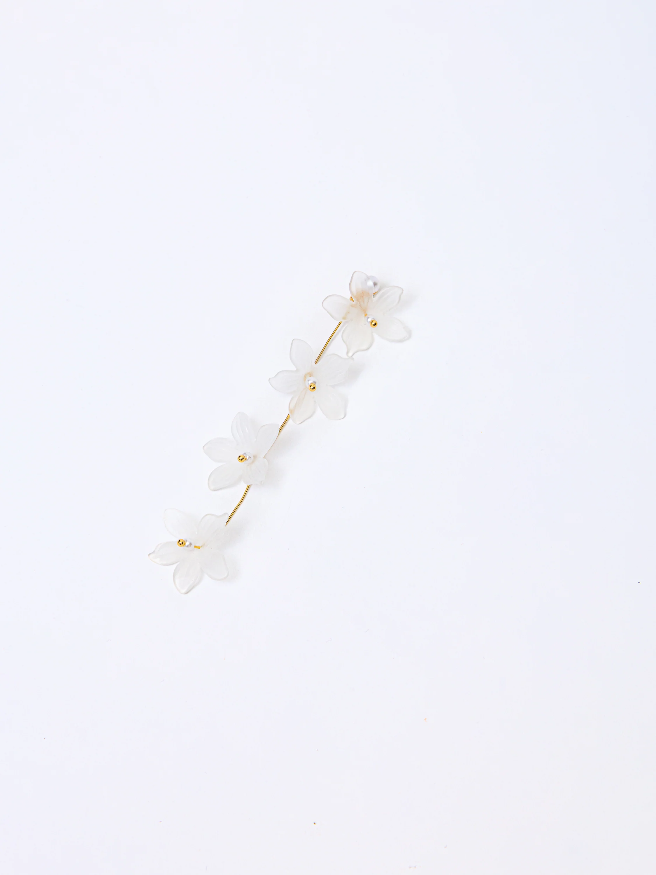 Cascade Floral Drop Earrings - Image 3