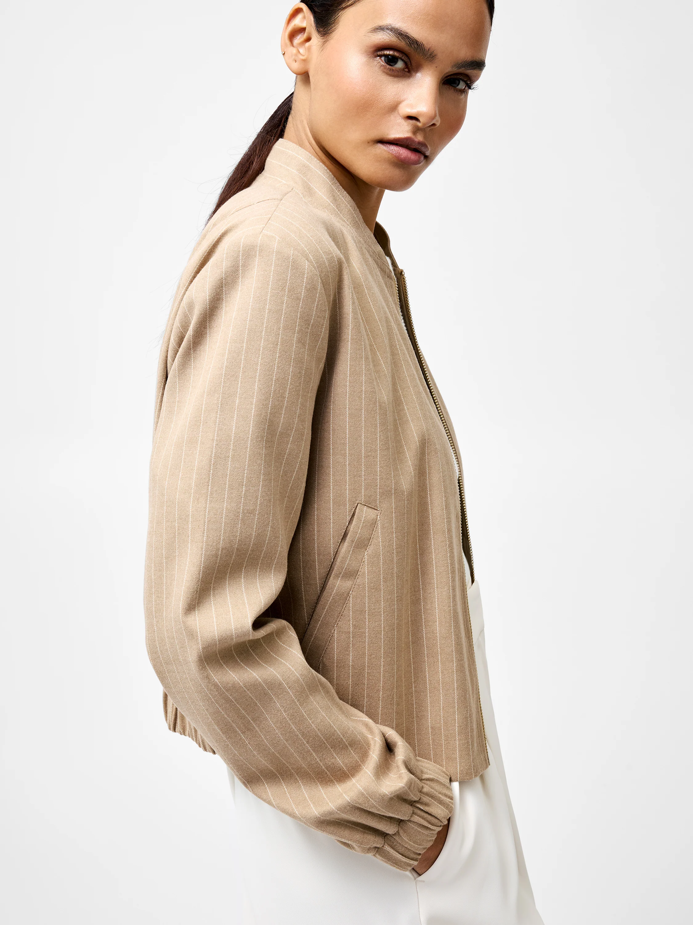 Caspian Tailored Bomber Jacket - Image 3