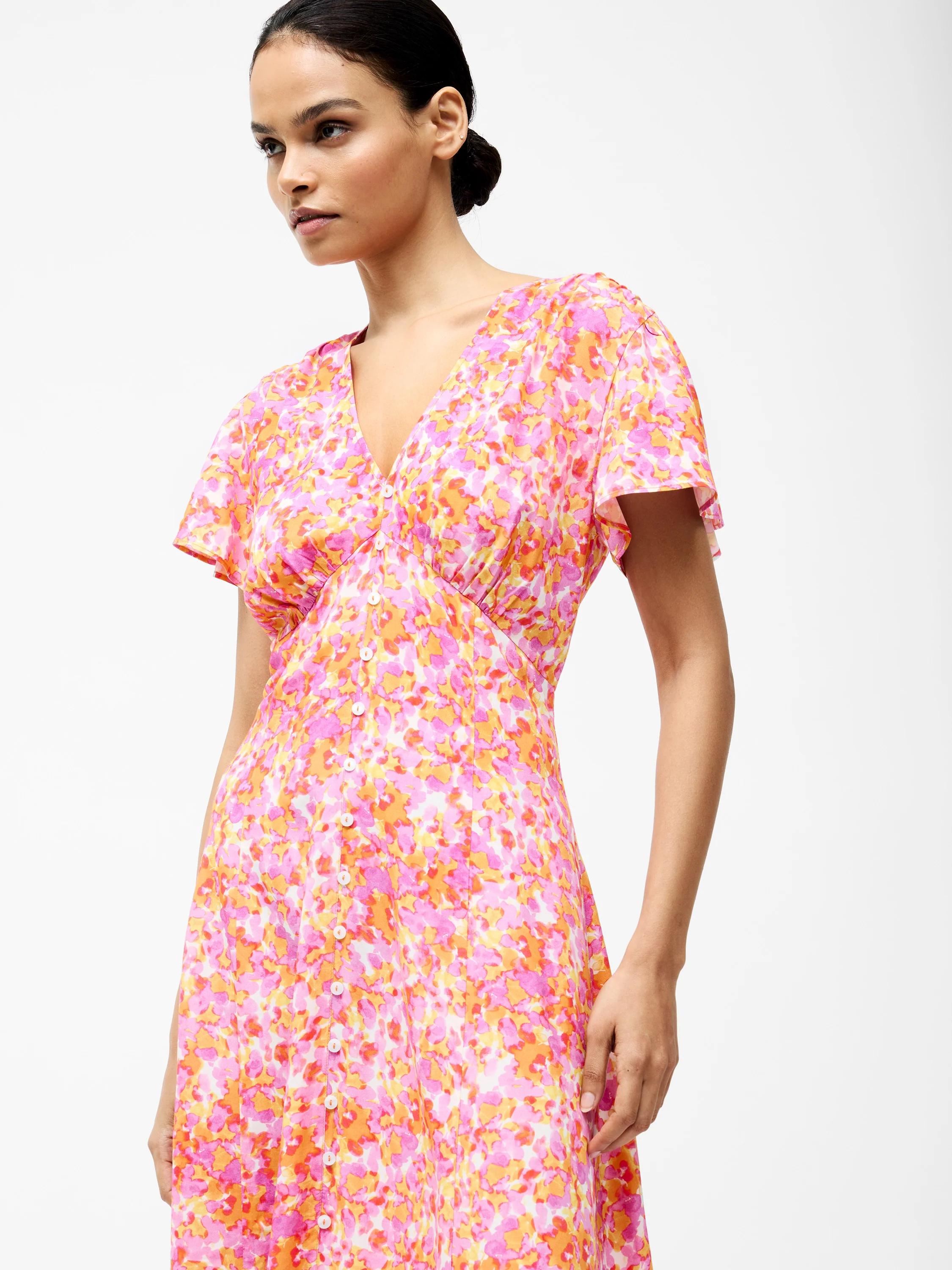 Cass Button Dress - Image 2
