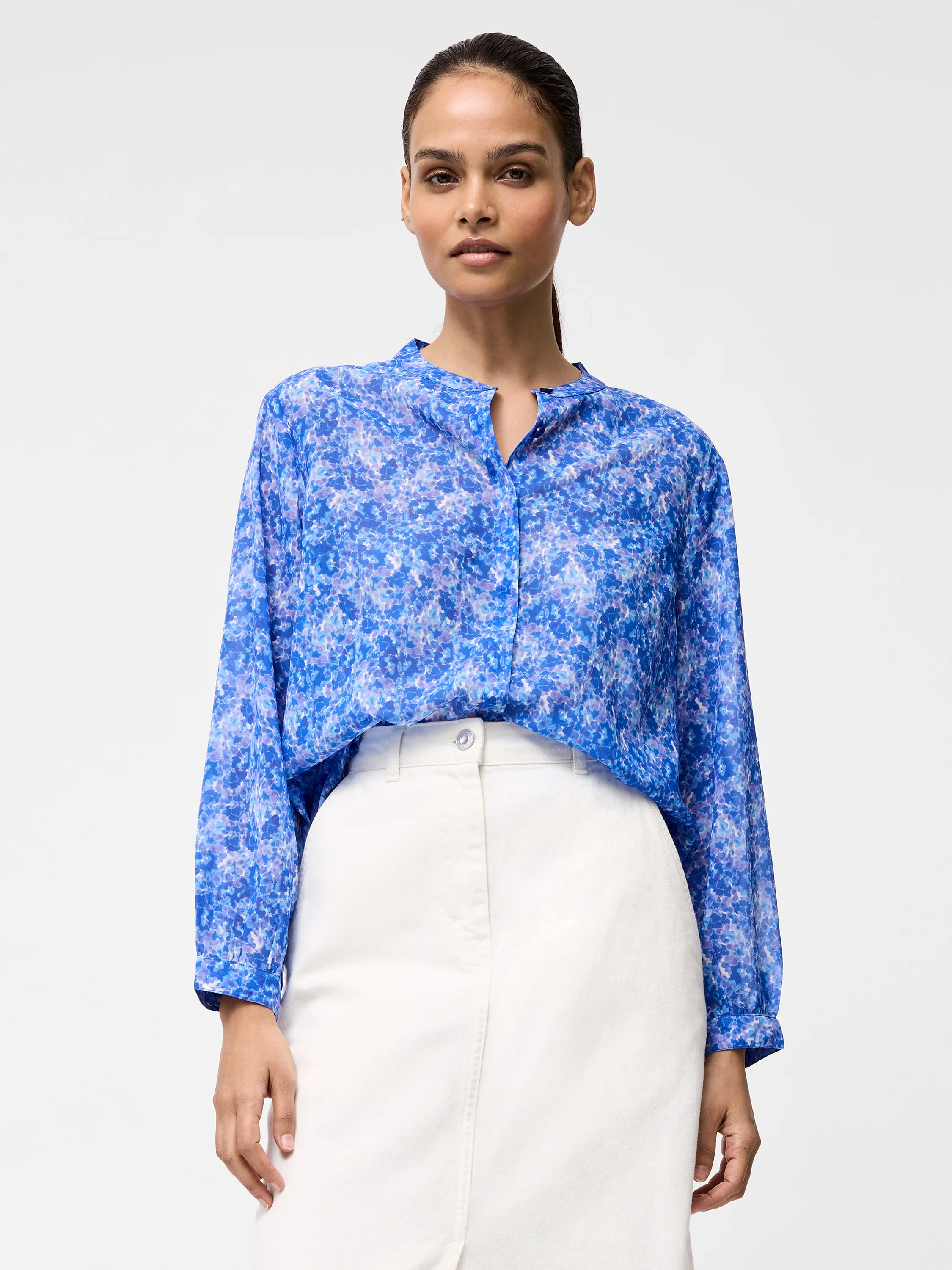 Cass Henley Button Down Top - Image 4