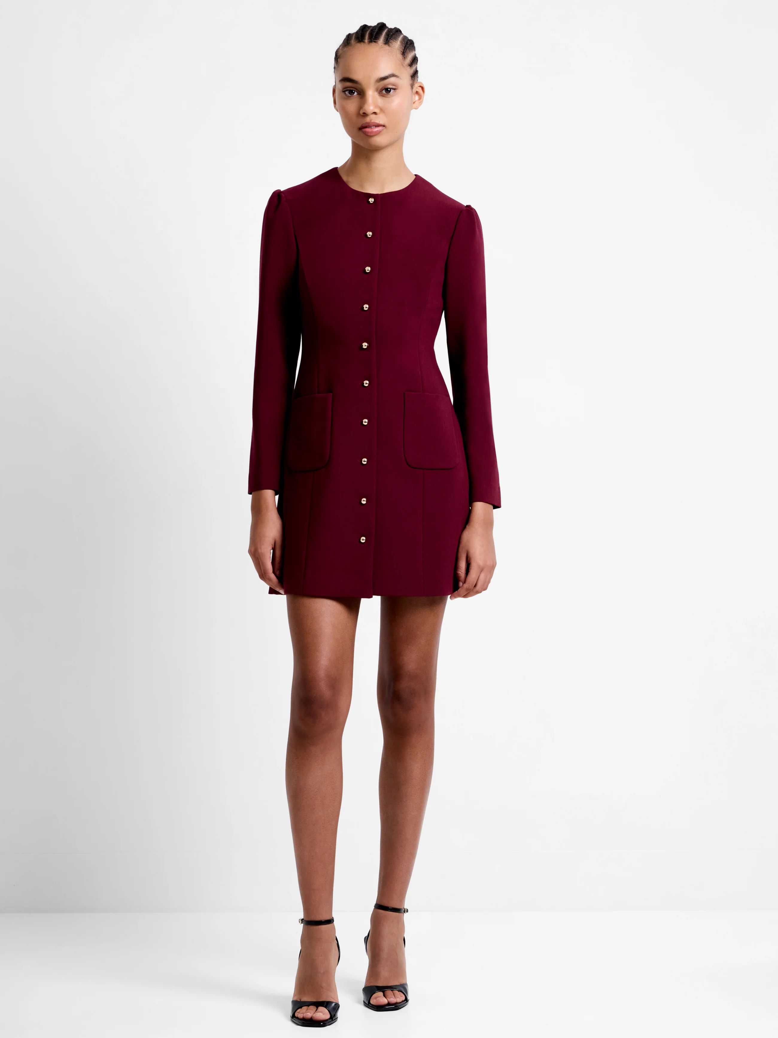 Celie Button Through Mini Dress - Image 2