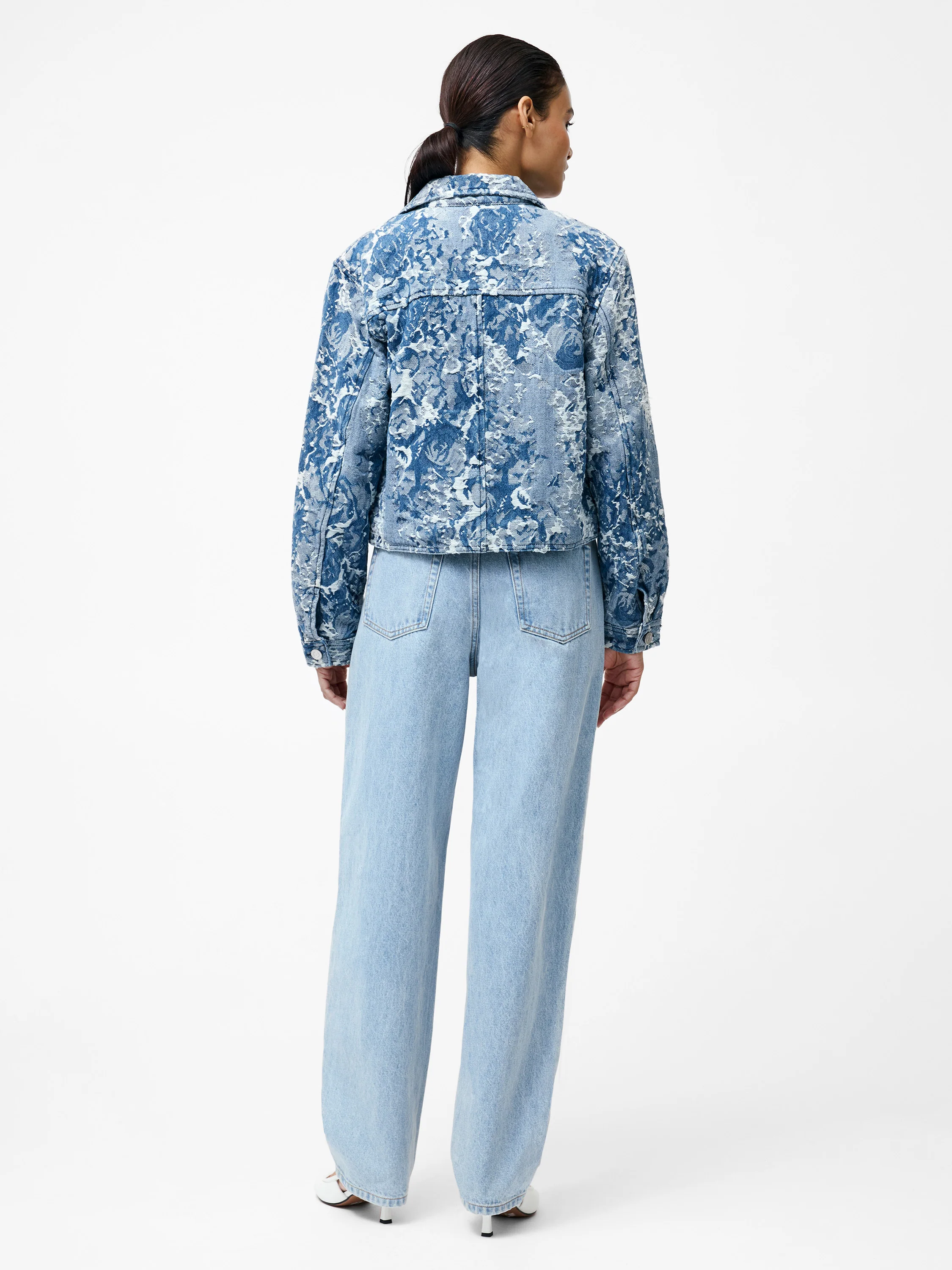 Charlotte Denim Jacquard Jacket - Image 6
