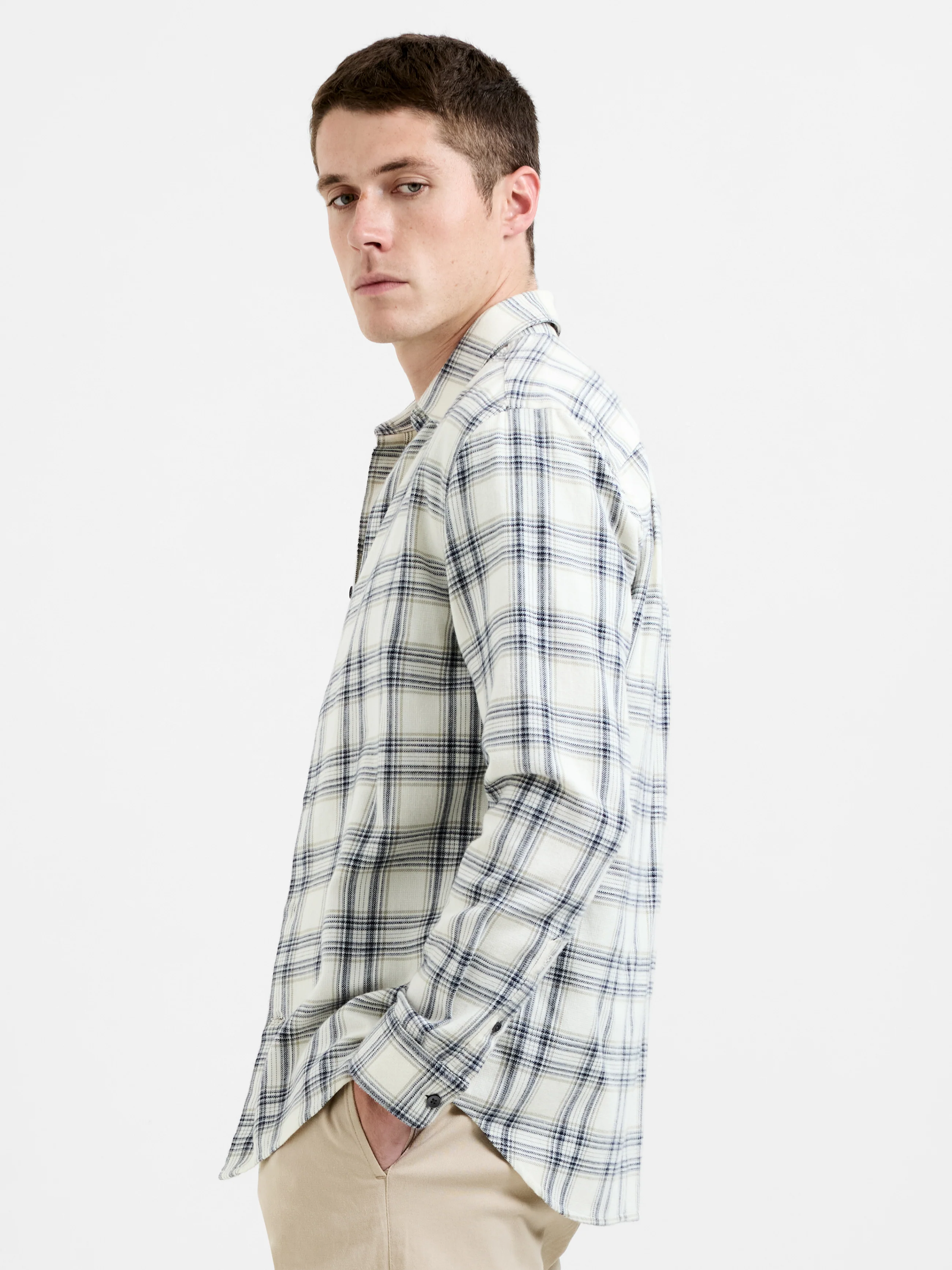 Check Long Sleeve Shirt - Image 3