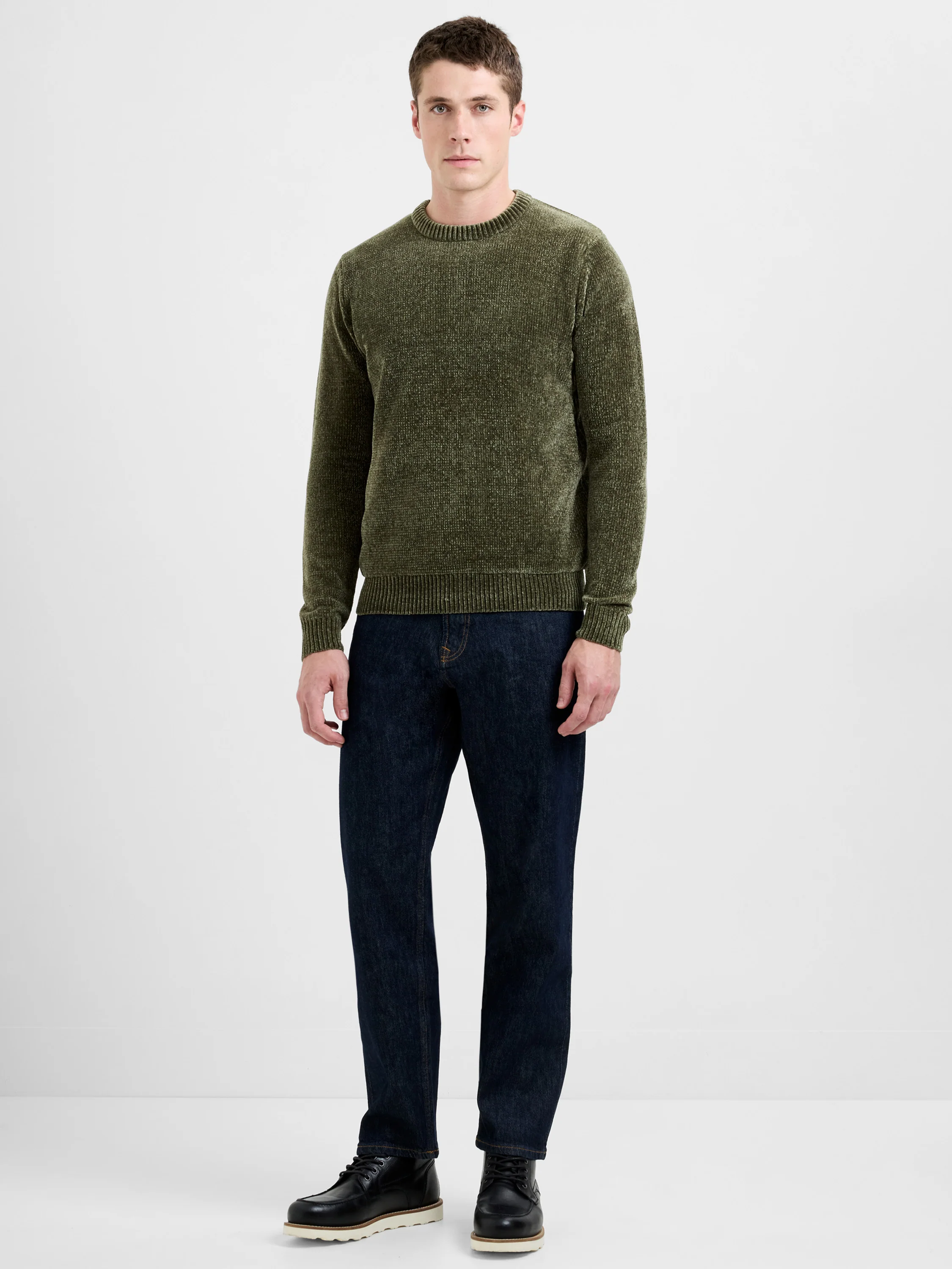 Chenille Crew Neck Jumper - Image 2