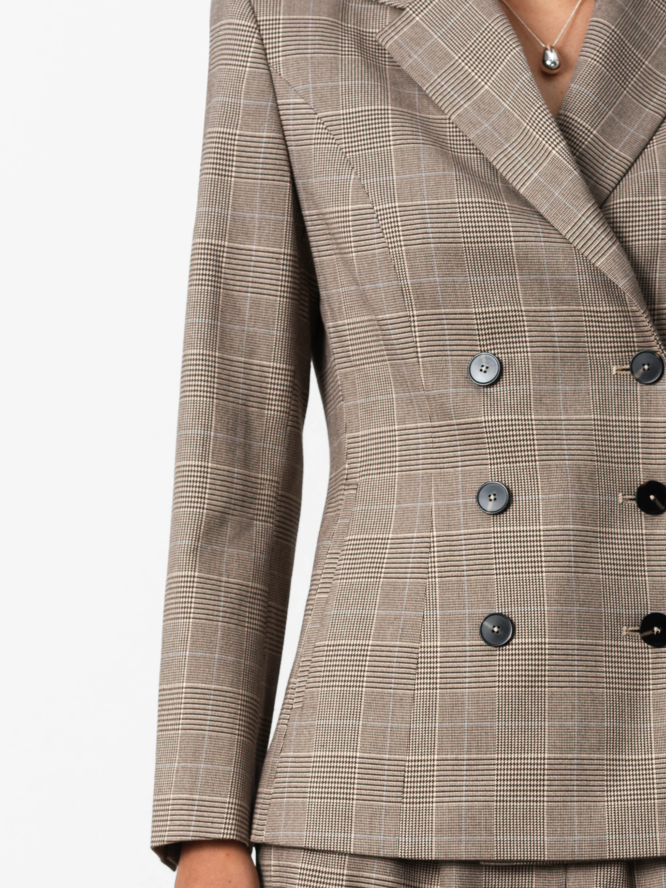 Chester Check Cinched Blazer - Image 3