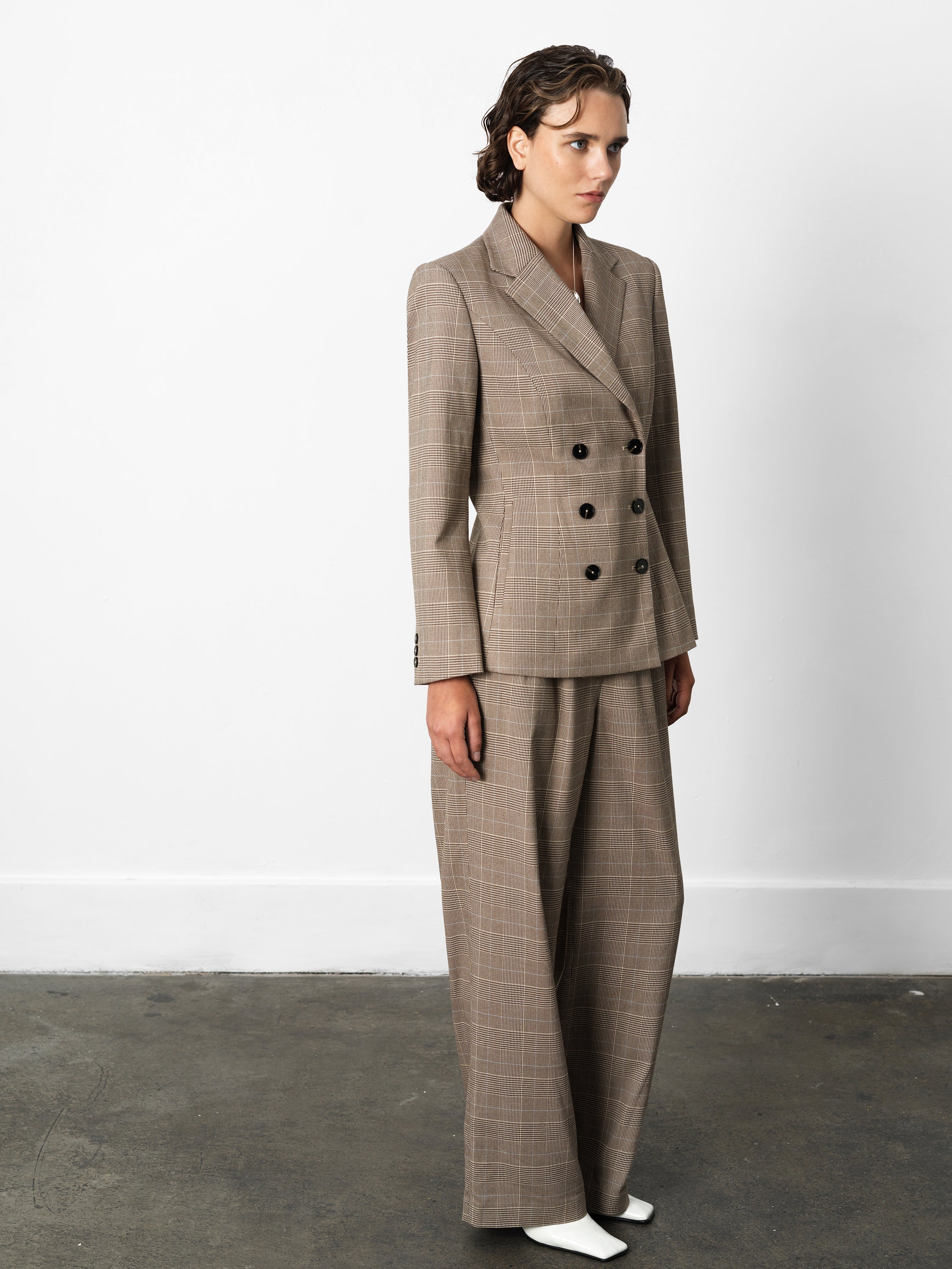 Chester Check Cinched Blazer - Image 4