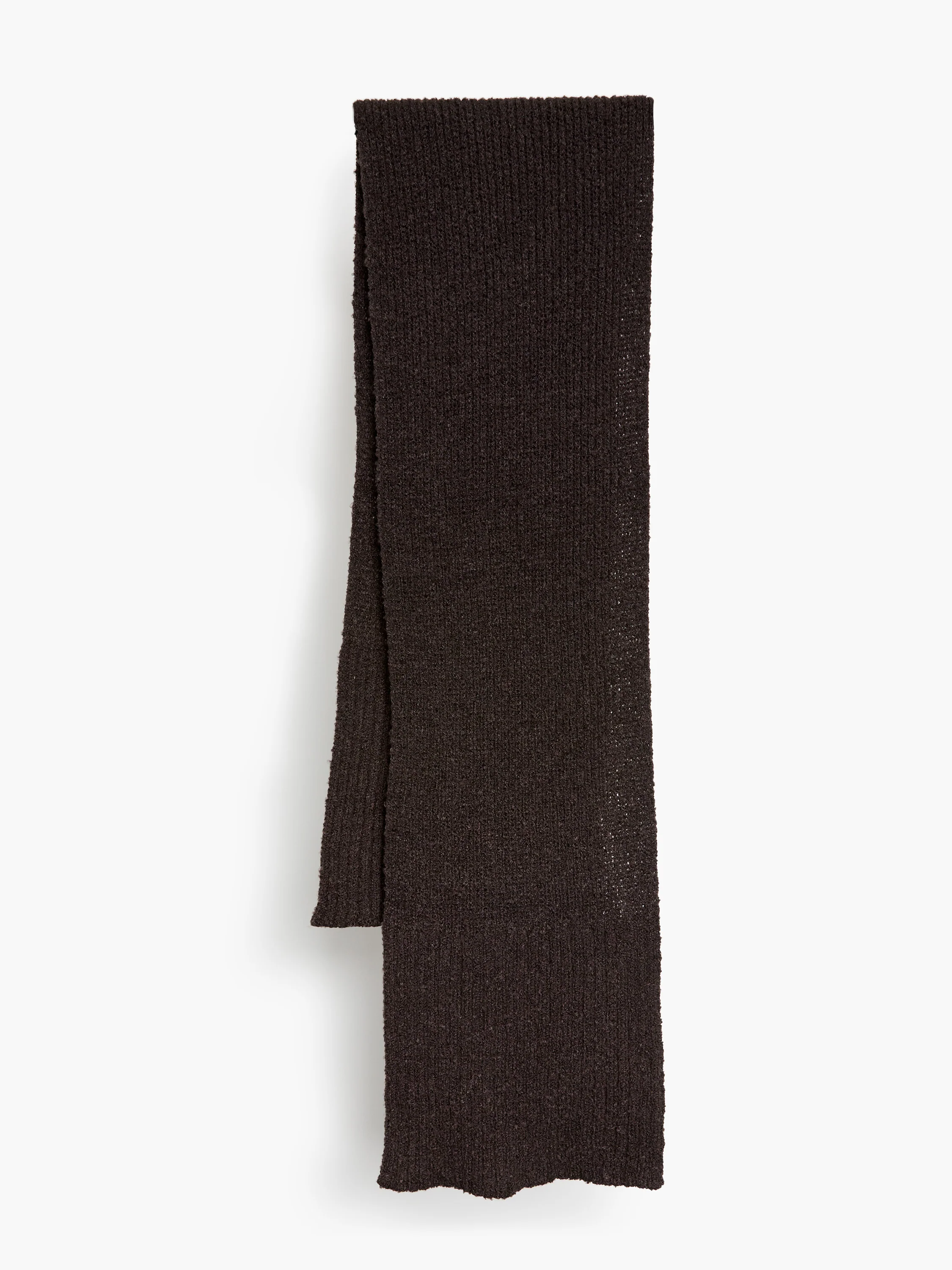 Chocolate Boucle Scarf - Image 2