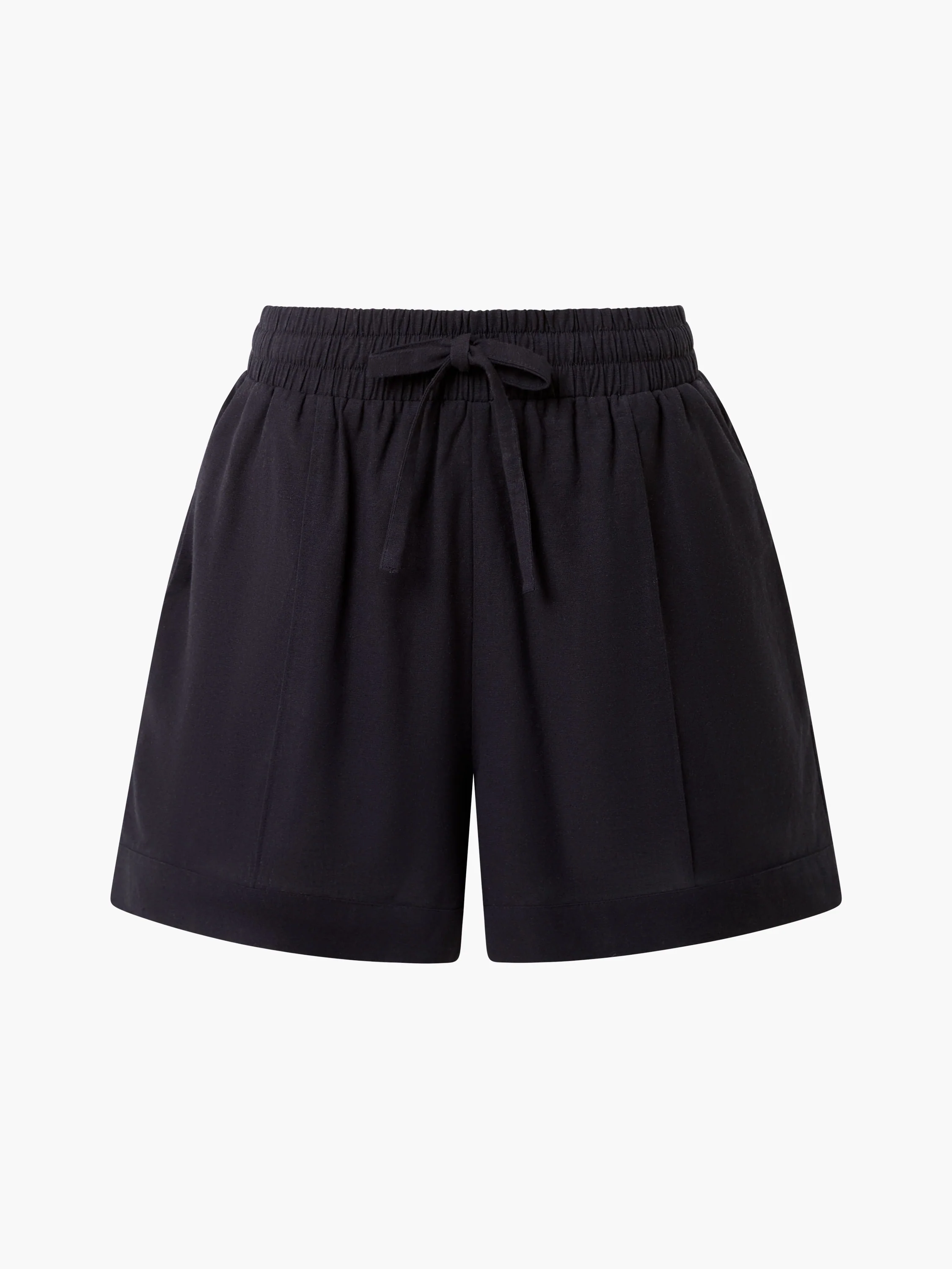 Clare Linen Blend Tie Shorts - Image 5