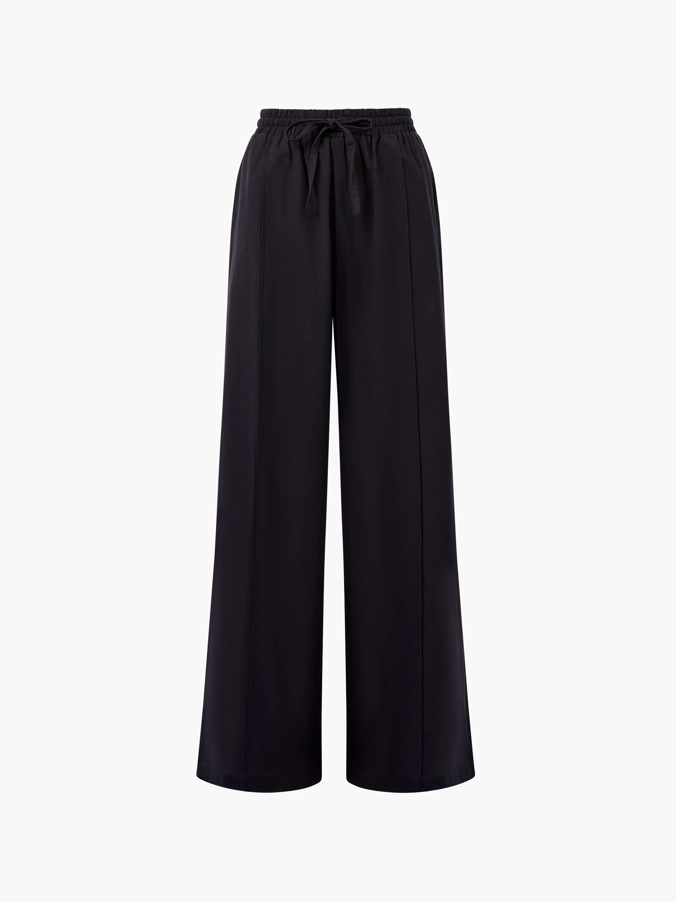 Clare Linen Blend Wide Leg Trousers - Image 5