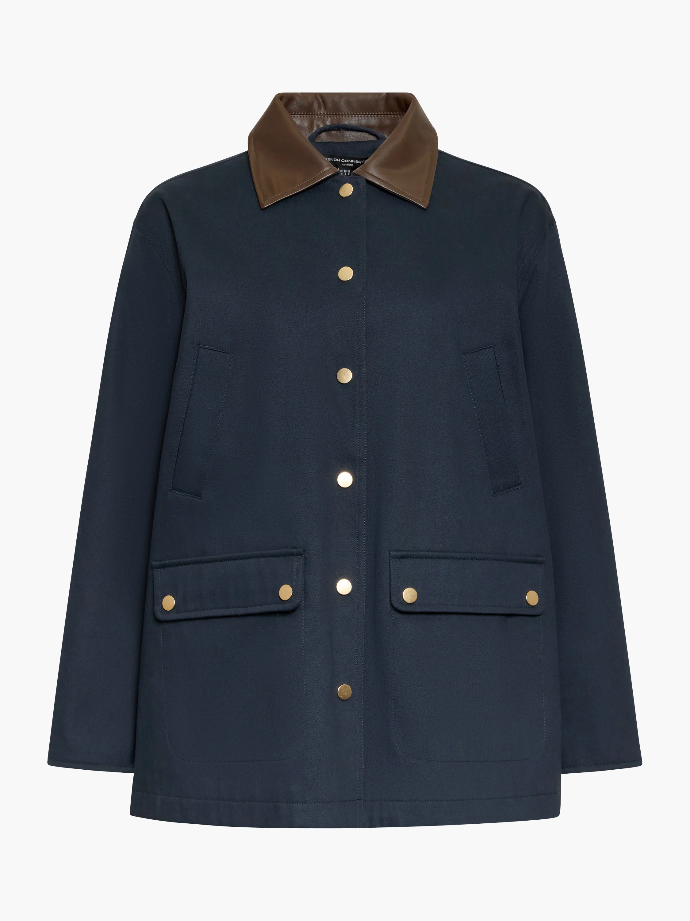 Contrast Collar Barn Jacket - Image 6