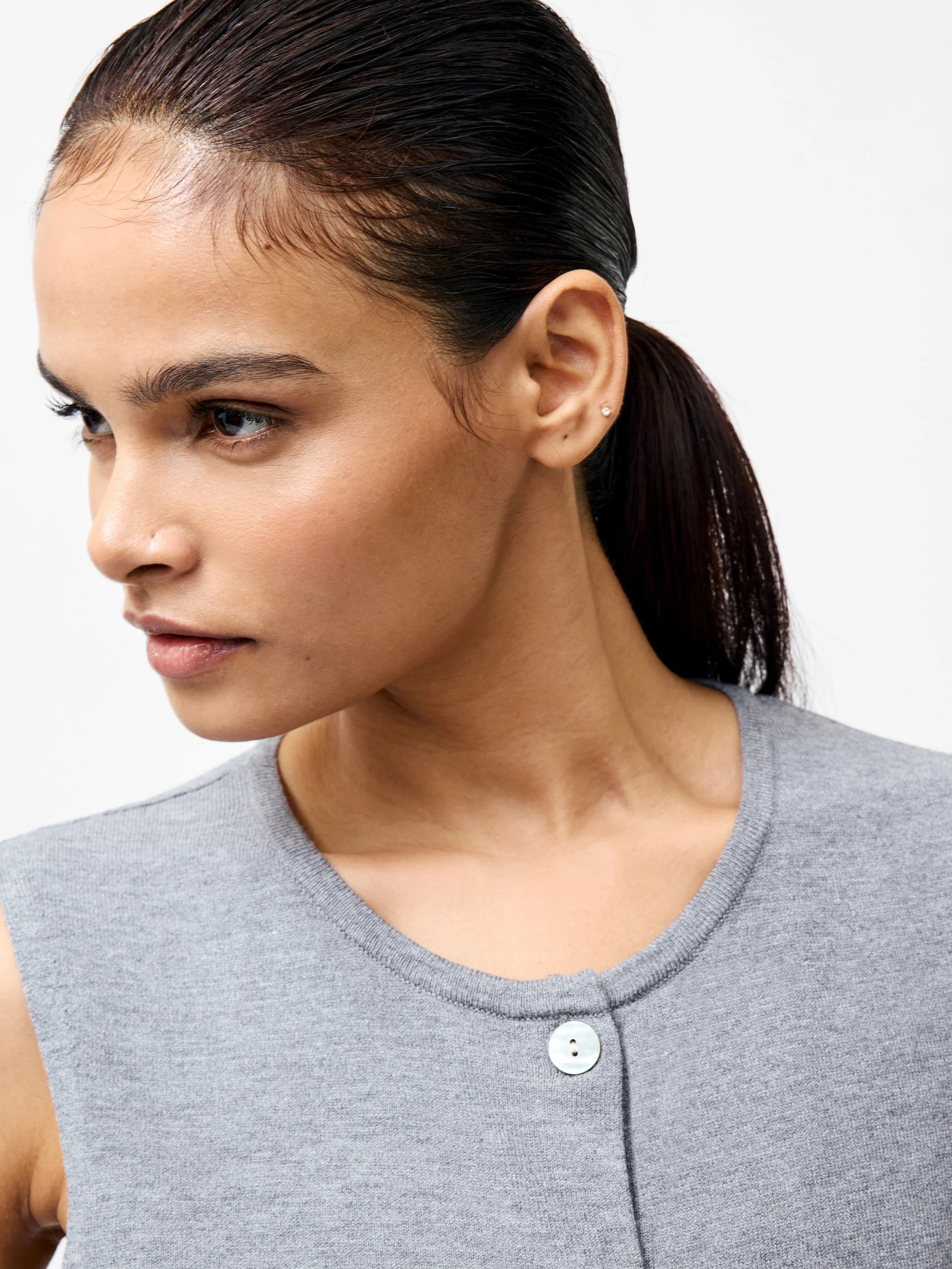 Cosysoft Button Down Sweater Vest - Image 2