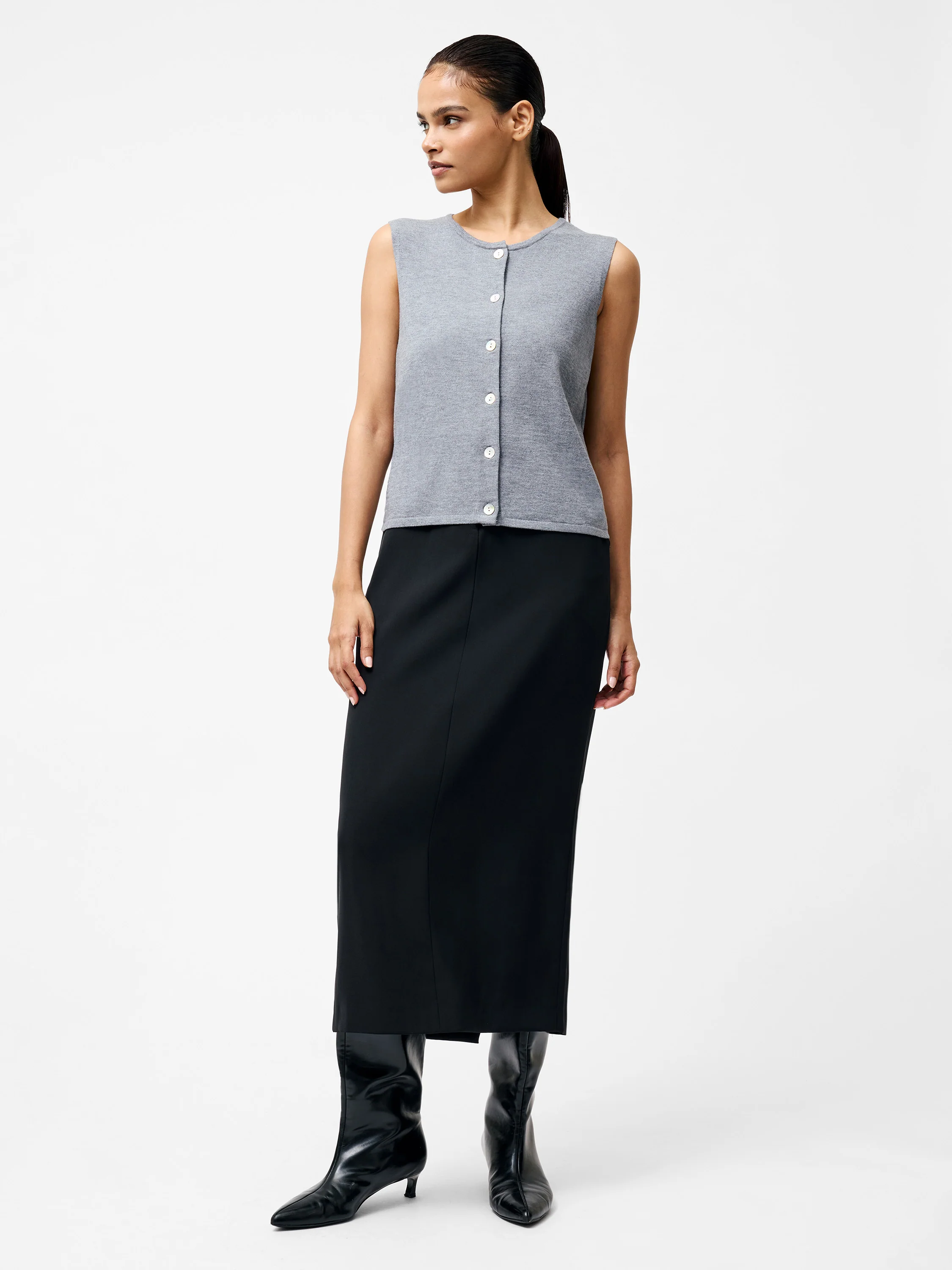 Cosysoft Button Down Sweater Vest - Image 3