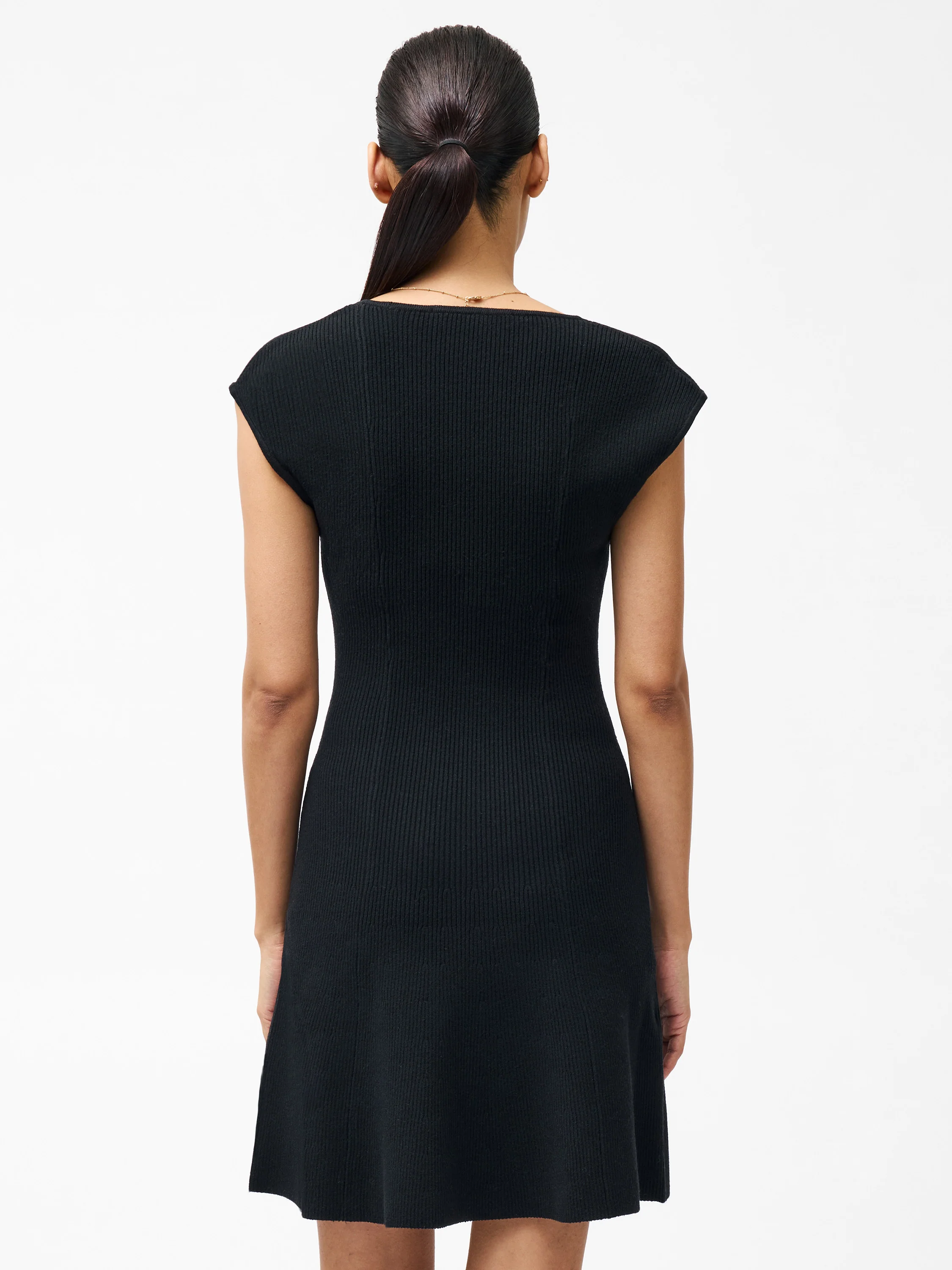 Cosysoft Tie Front Flared Mini Dress - Image 5