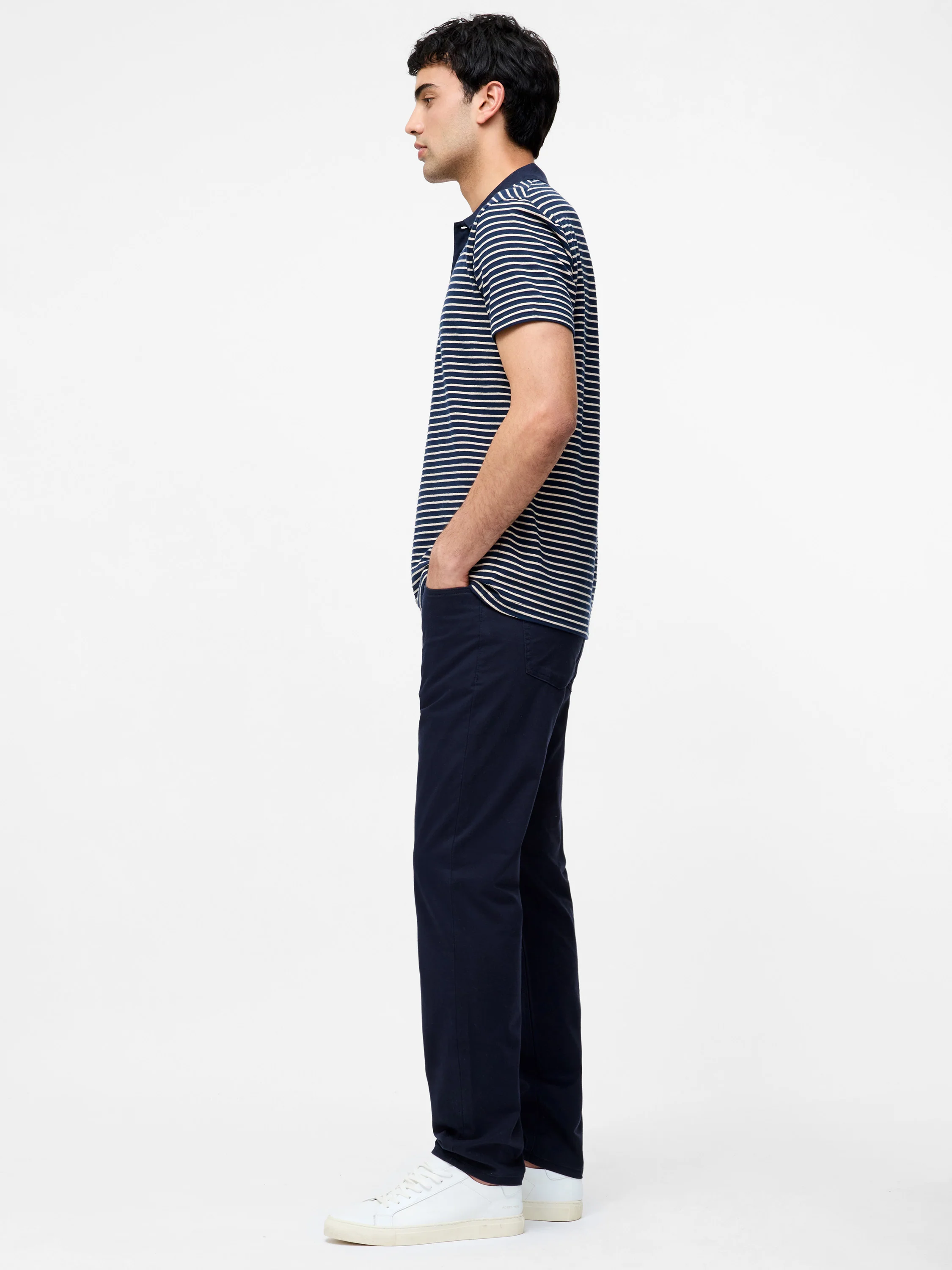 Cotton Stretch 5 Pocket 32 Inch Jeans - Image 3